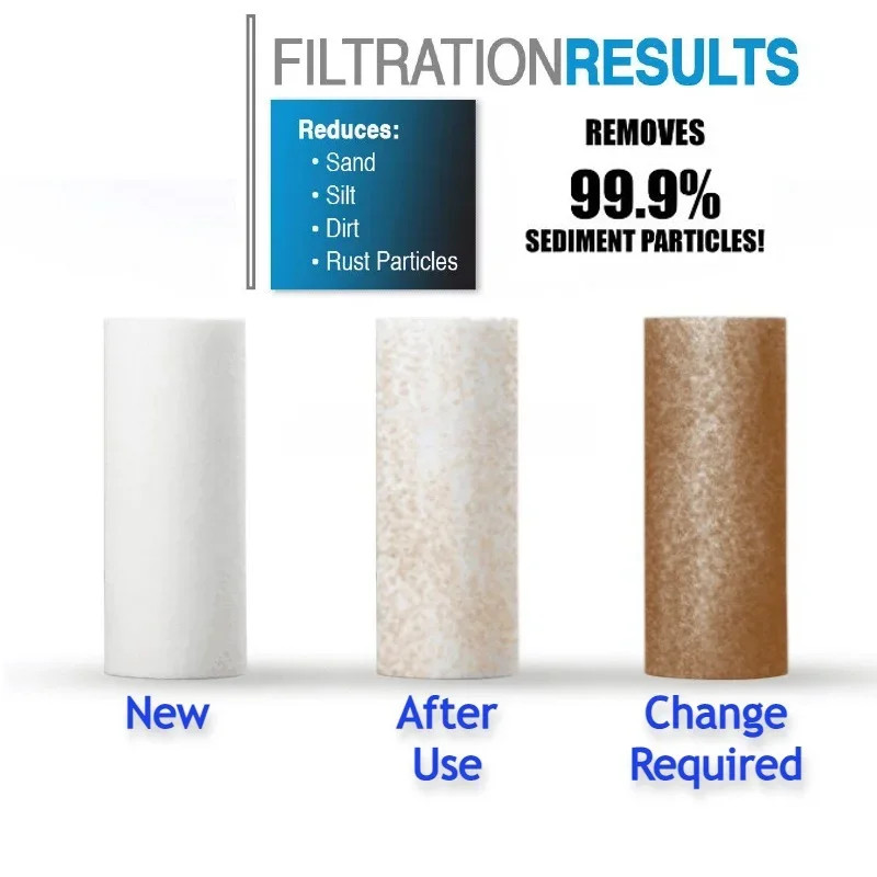 PreFilter Water Filter PP Cotton Filter Cartridge Removal Heavy Metal Purifier H