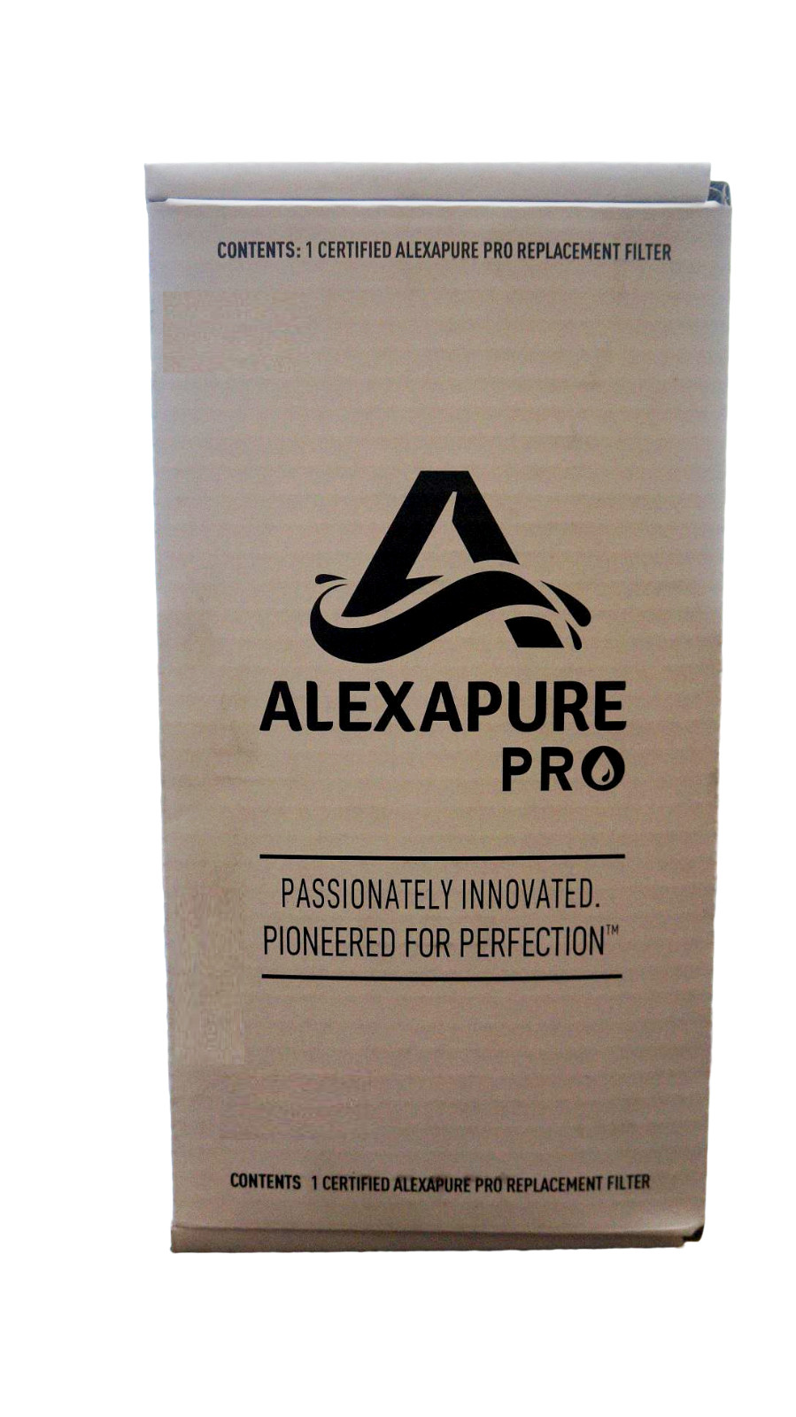 Genuine Alexapure PRO 2387 Replacement Water Filter 1 Filter Pack Black