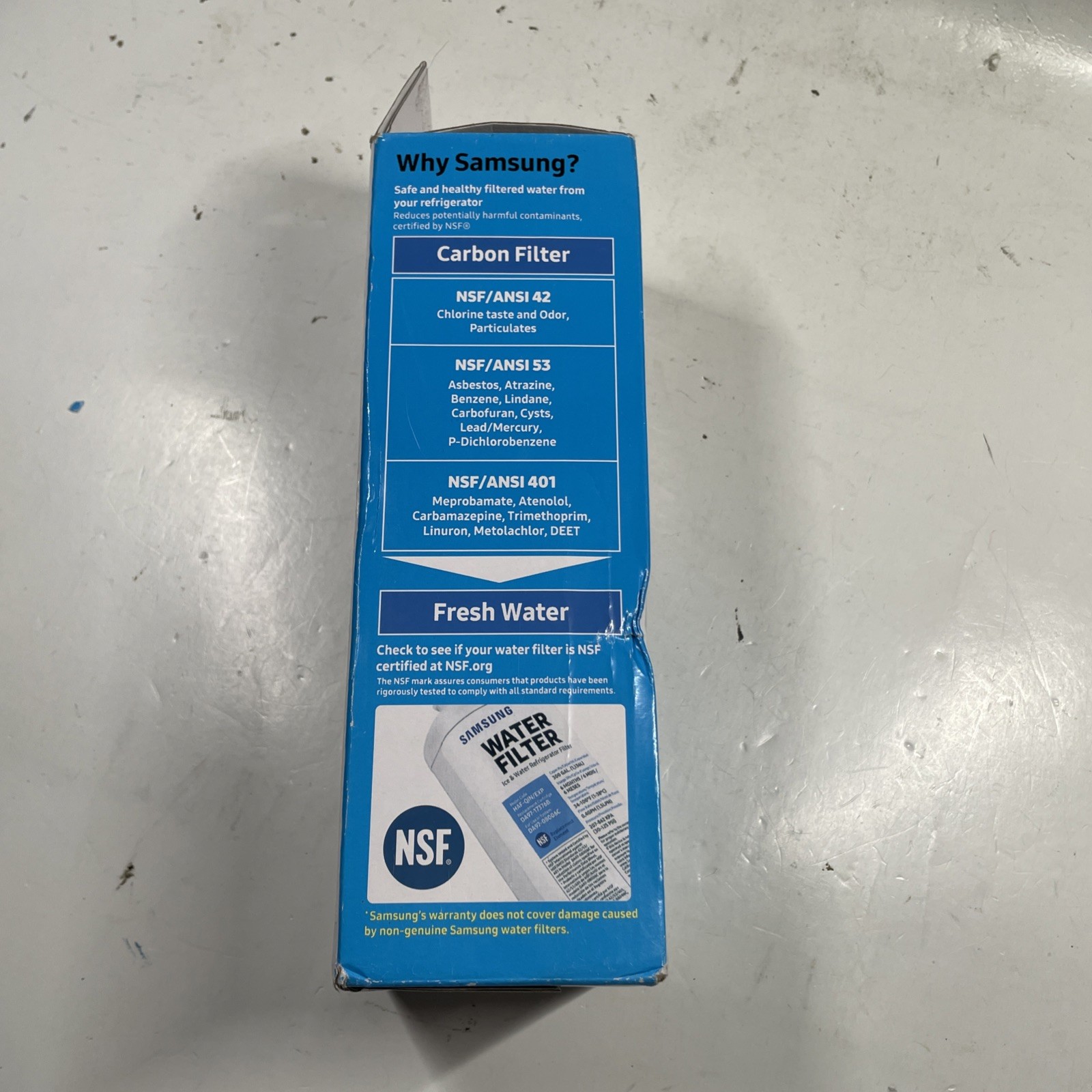 Samsung Genuine HAF-QIN/EXP DA97-17376B/DA97-08006C-A Refrigerator Water Filter