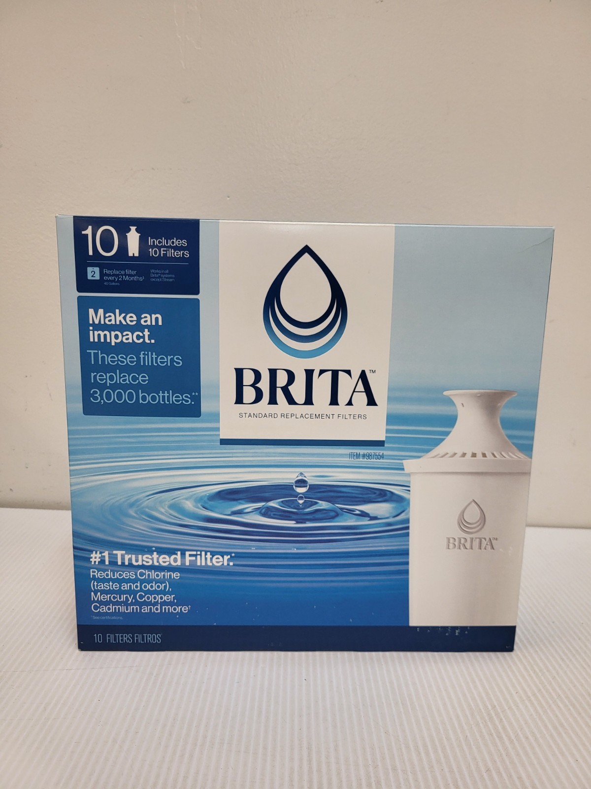 Brita 987554 Pitcher Replacement Filters – 9 Pack
