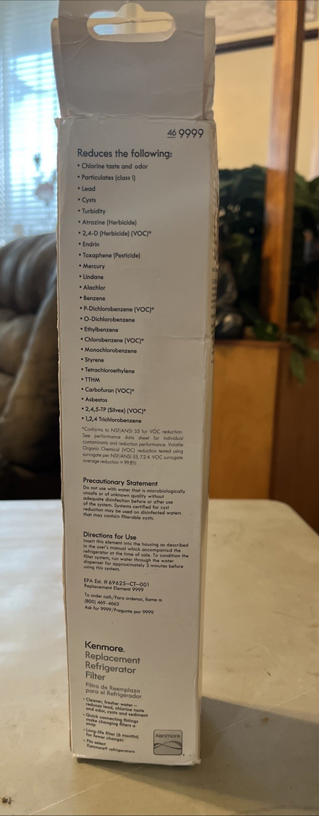 Kenmore 46-9999 Replacement Refrigerator Filter Open Box