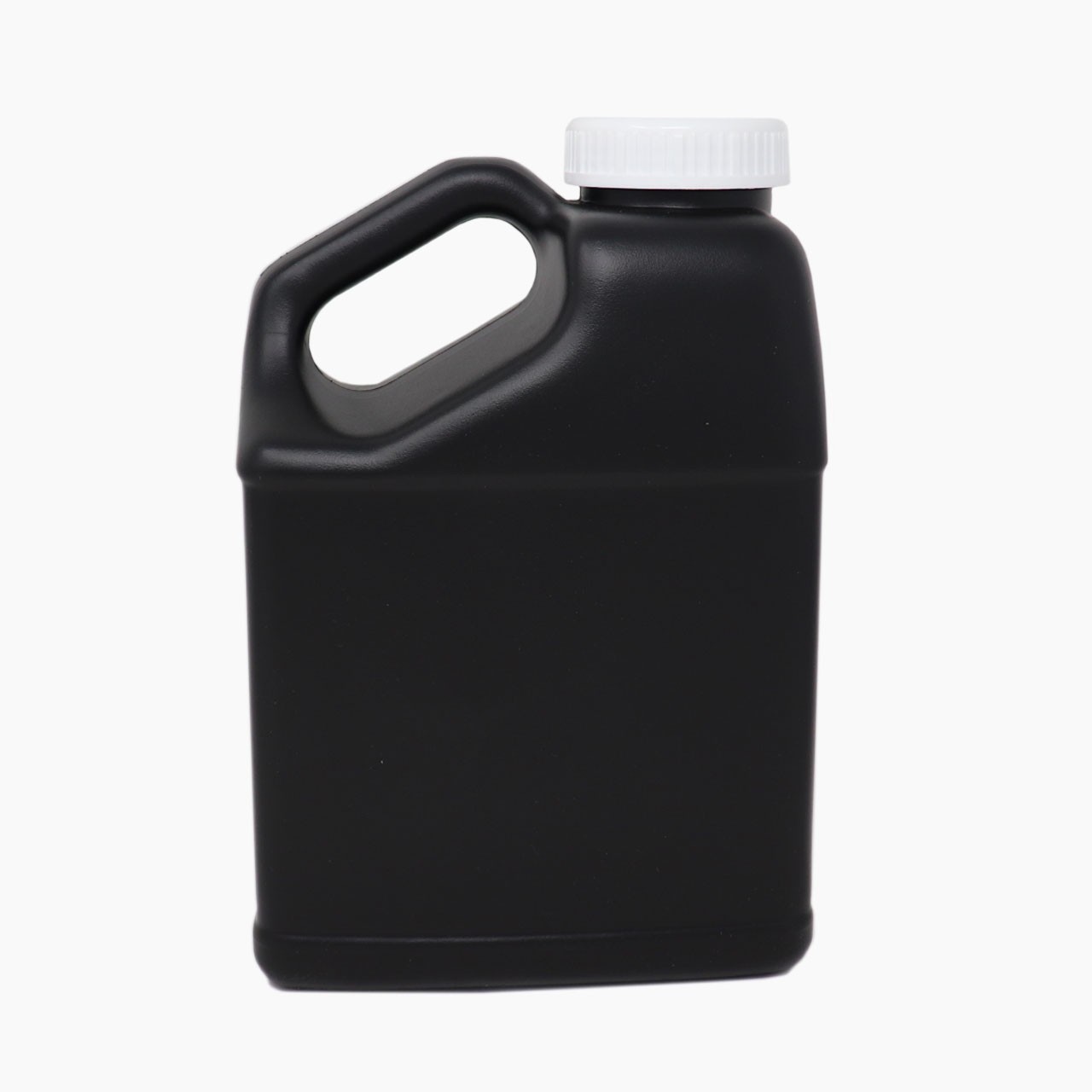IonFaucet 1 Gallon HDPE Container Black For Strong Acid Water With White Cap NEW