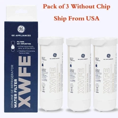 1-2Pack GE XWFE Refrigerator Water Filter Replacement Every 6 Months For Results