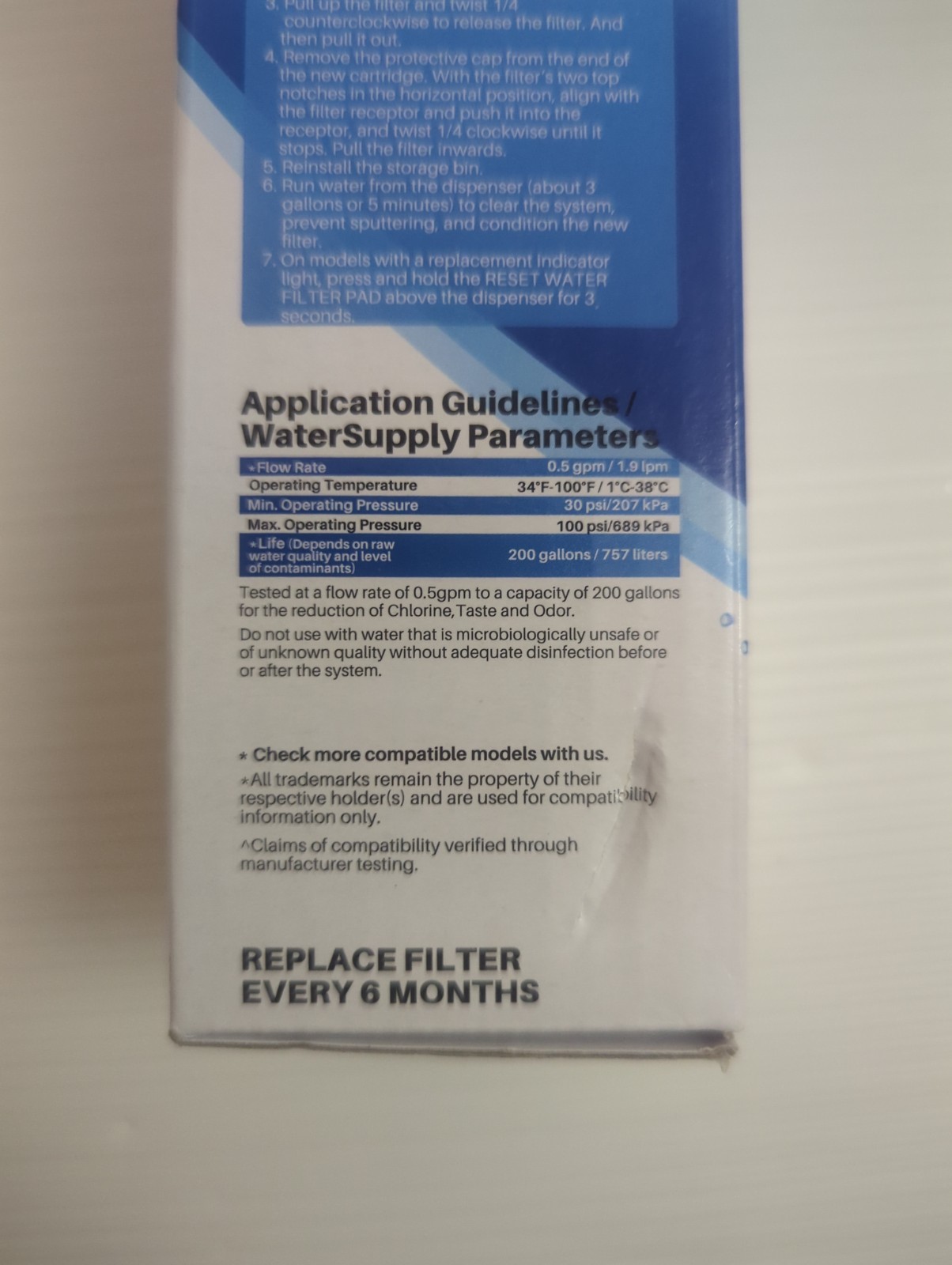 ICEPURE RWF4700AC Replacement Refrigerator Water Filter For LG/Kenmore/Sears