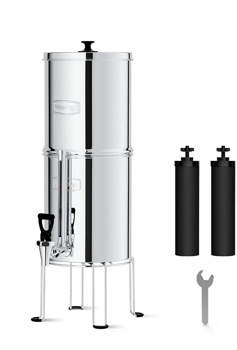 Waterdrop WD-TK-S Gravity-fed Water Filter System, 2.25-gallon Stainless-steel