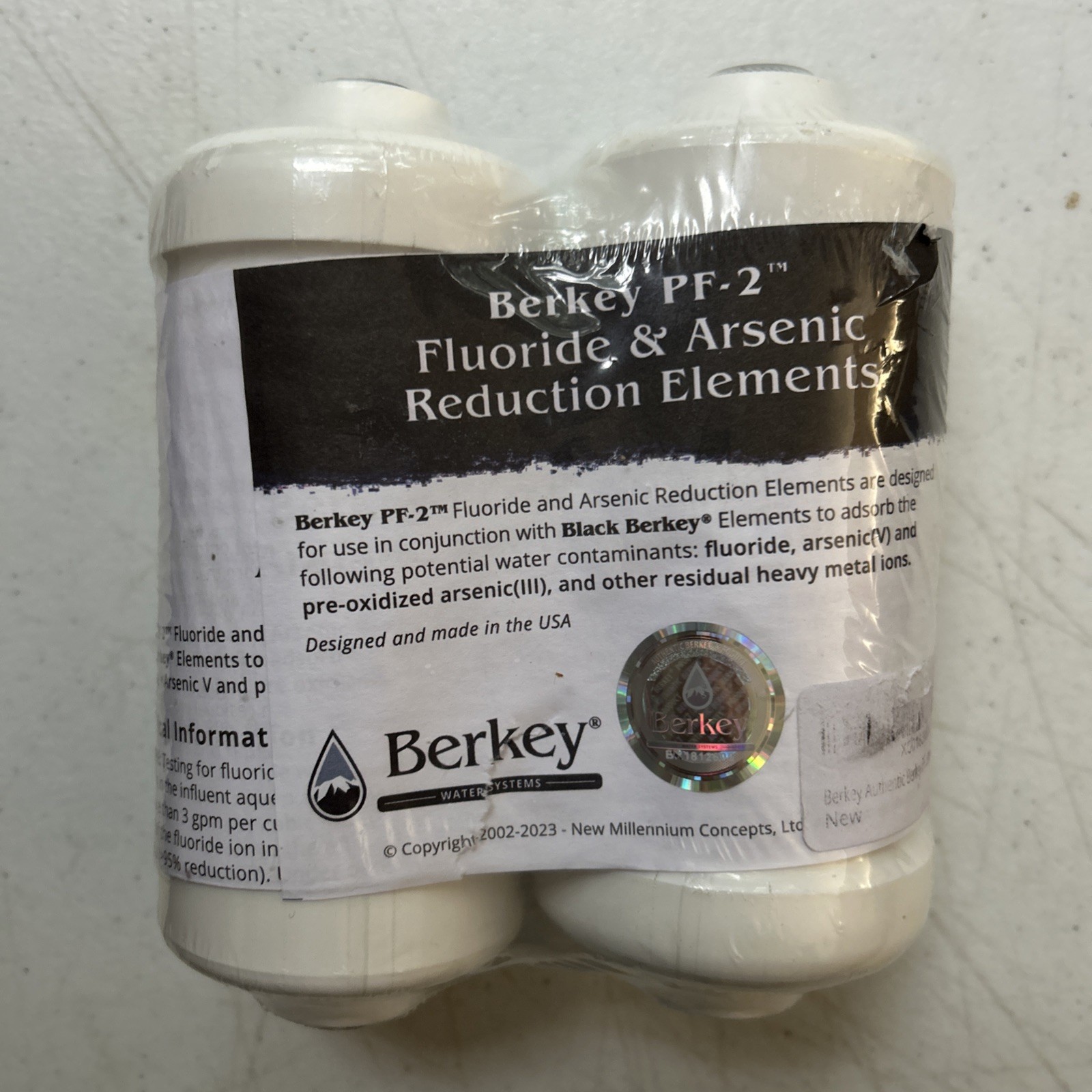Berkley Water Filter K5366 11MM AA/1 Year Replacement Water Filter Flow 2 Pack