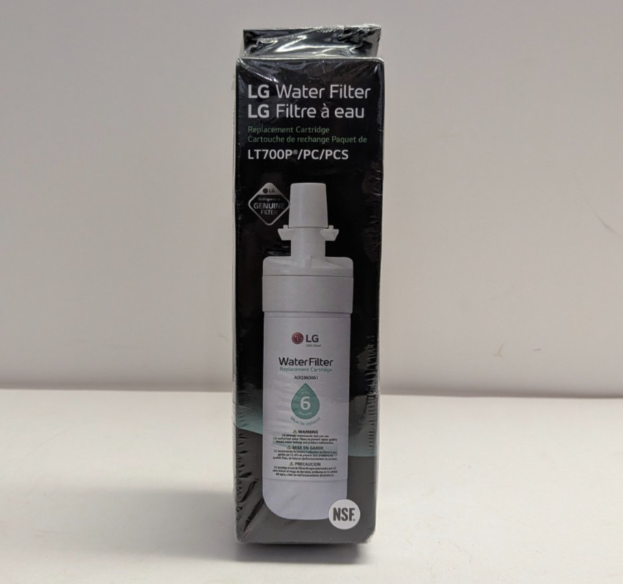 LG Water Filter LT700P/PC/PCS Replacement Cartridge NSF 6-Month Sealed