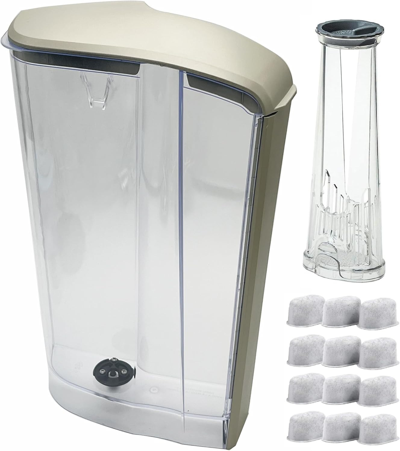 K-Elite Coffee Maker Replacement Water Reservoir & Lid – Brushed Gold Finish