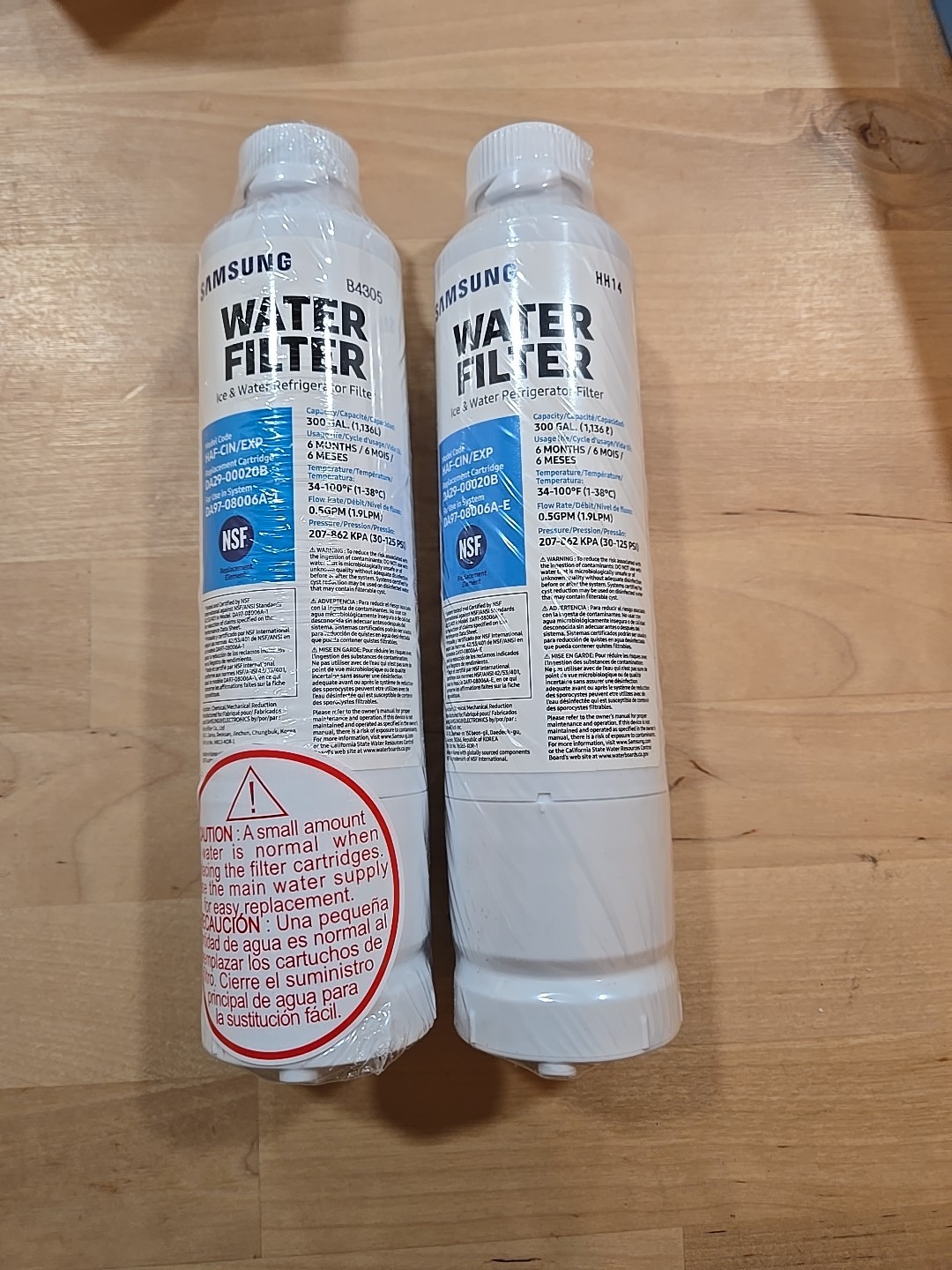 2 Pack Samsung OEM DA29-00020B Refrigerator Water Filter