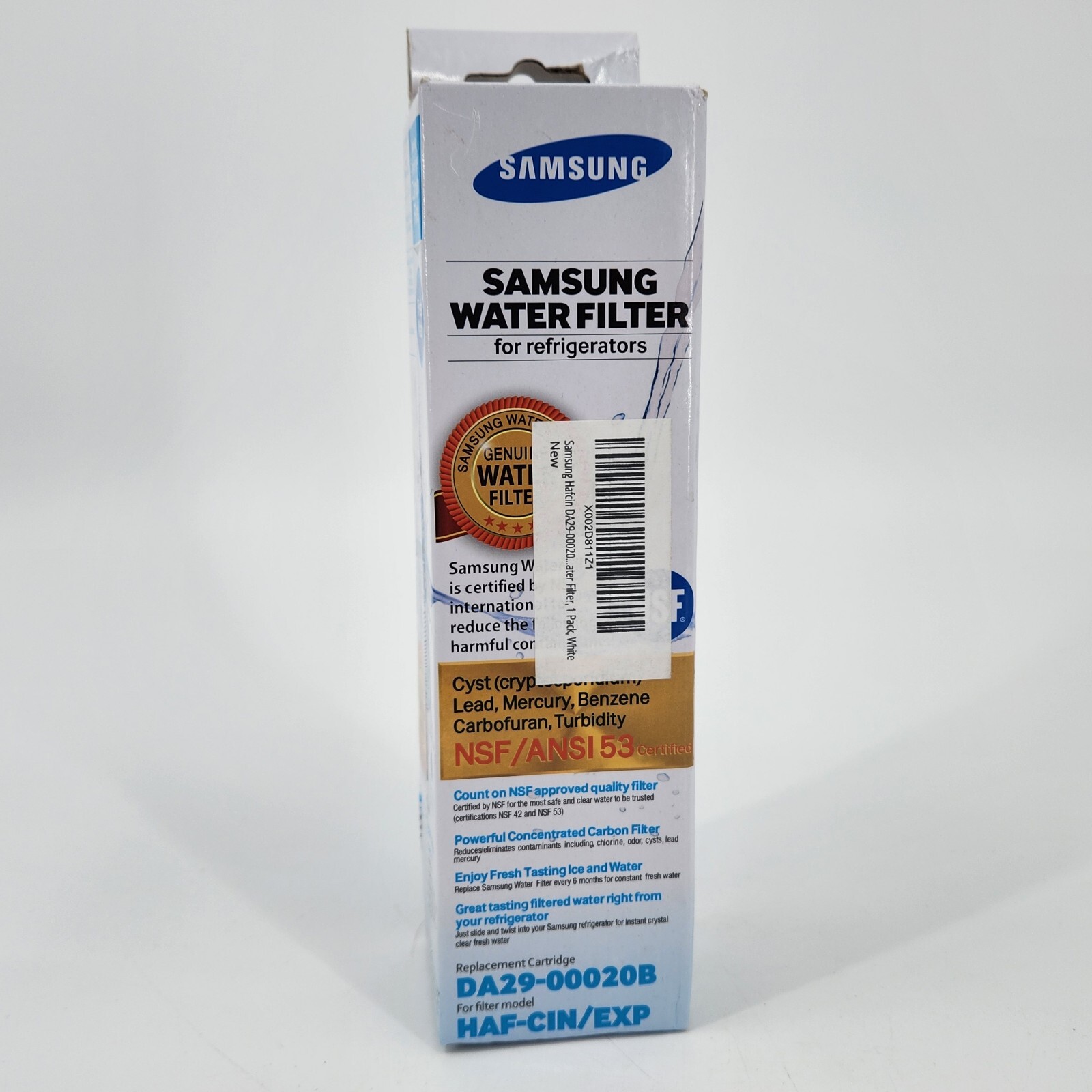 SAMSUNG Hafcin DA29-00020B HAF-CIN/EXP Fresh Refrigerator Water Filter, 1 Pack!!