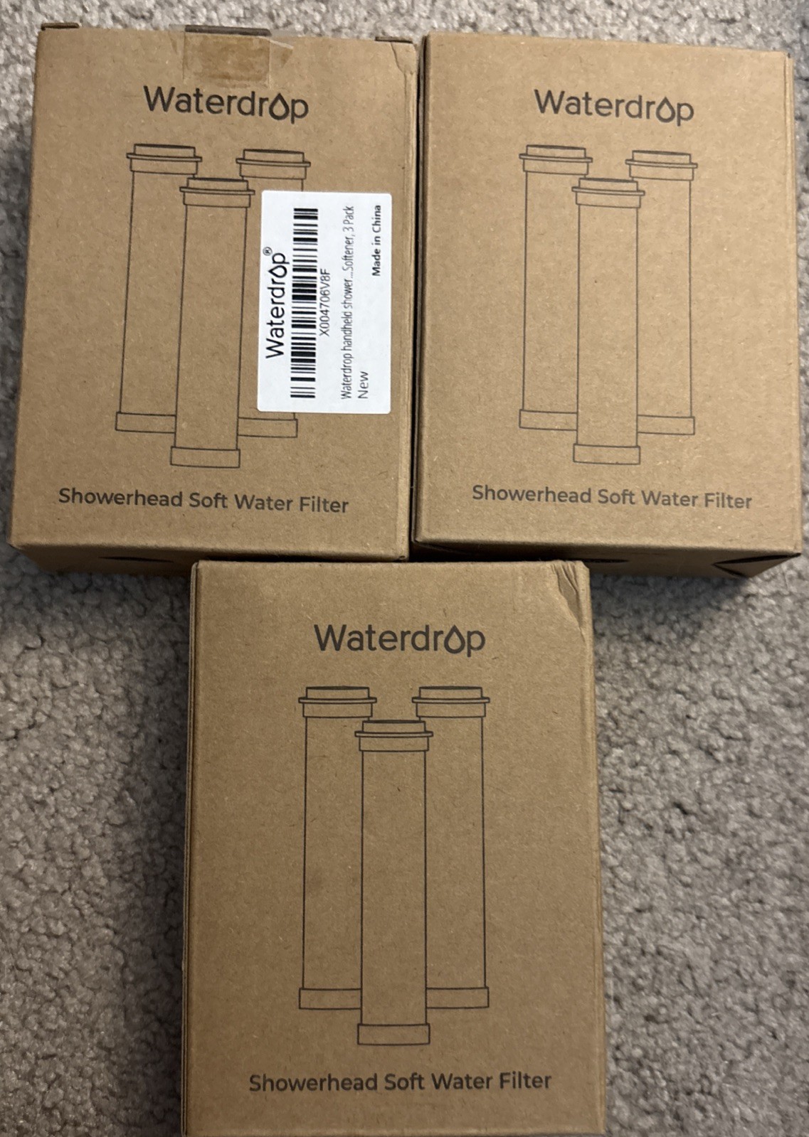 Waterdrop Vitamin C Showerhead system (WD-SF02-SR) *With Multiple Extras*