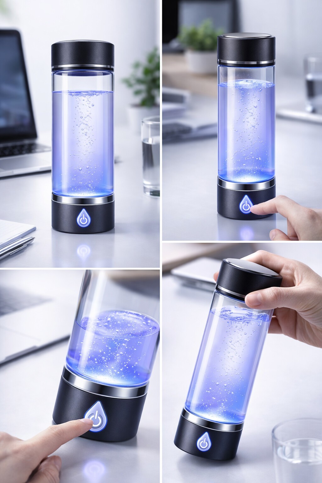 H2 Hydrogen Portable Water Bottle, Meets Style and Well-Being, Refine Water