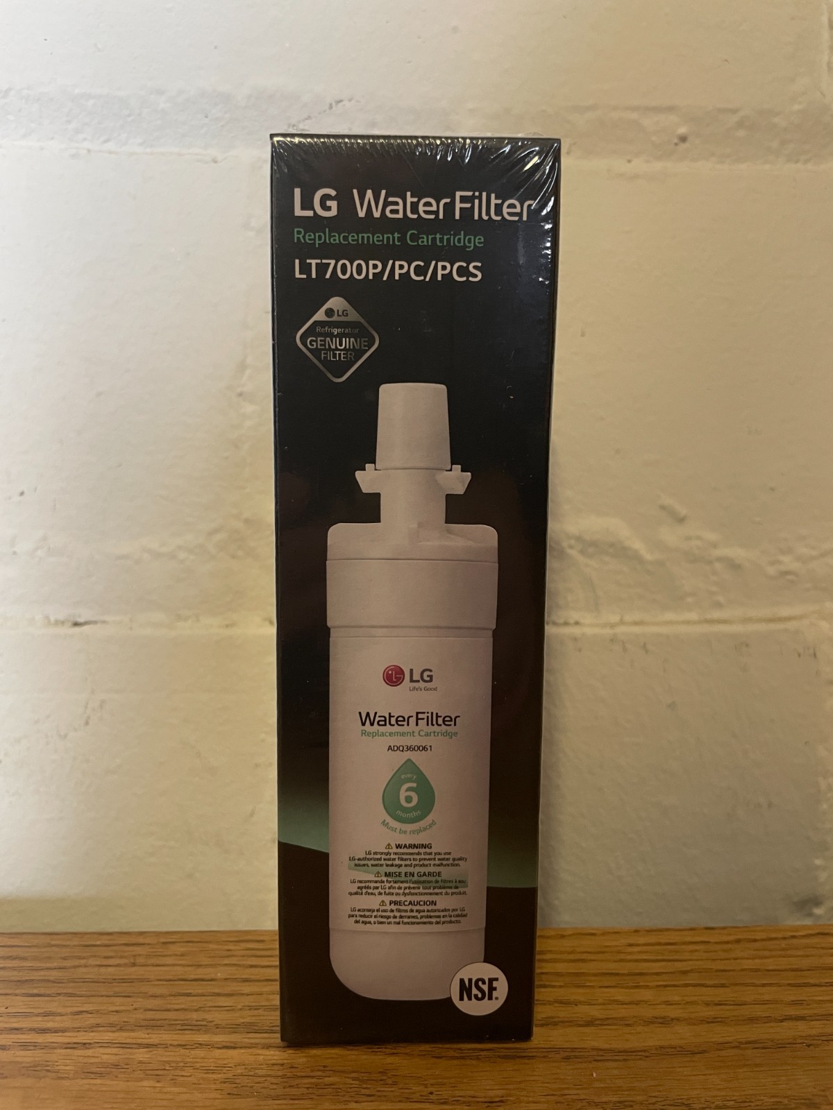 LG Water Filter LT700P *Single* *New Sealed*