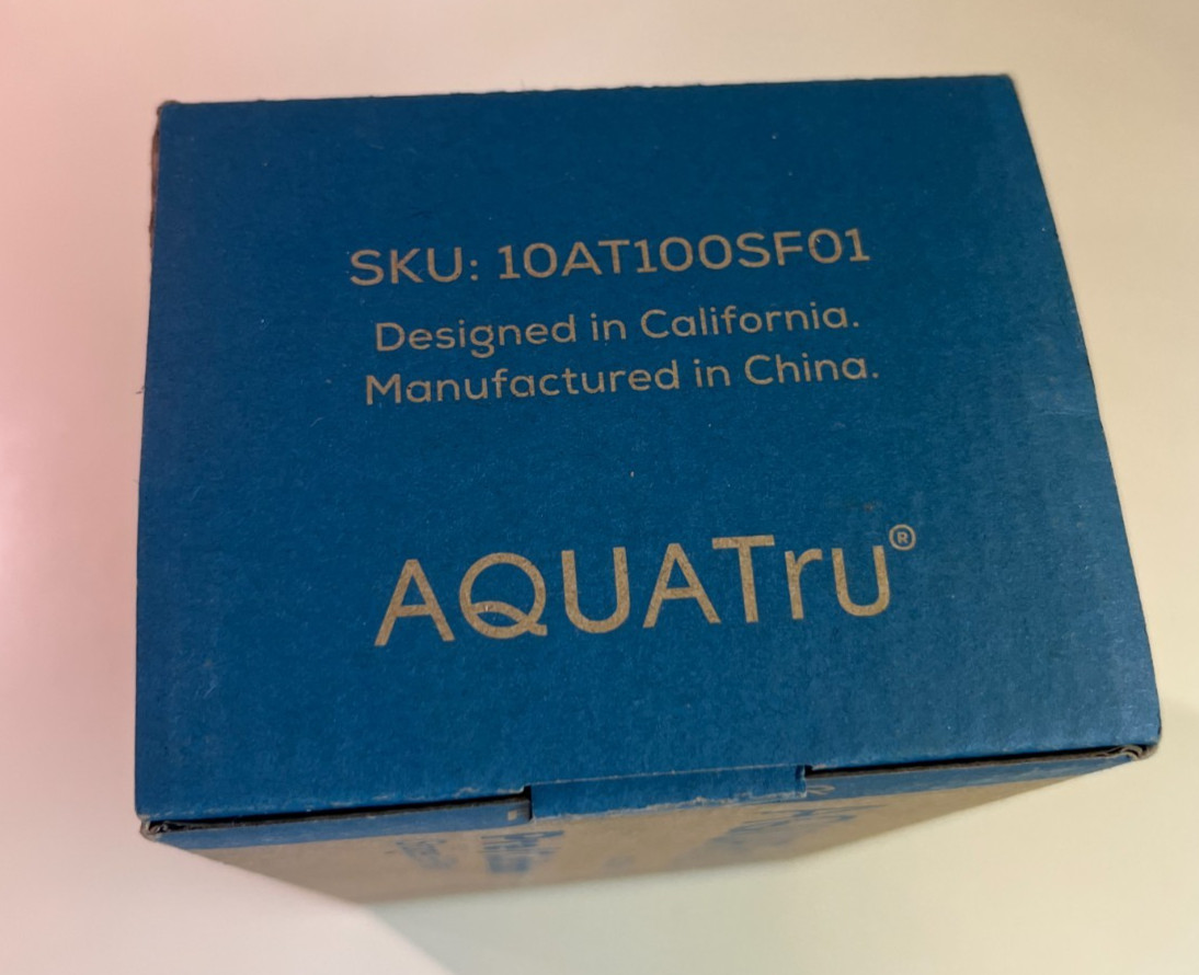 Open Box – AquaTru Carafe Pre/Carbon Stages 1-2 Sealed Filter, SKU 10AT100SF01