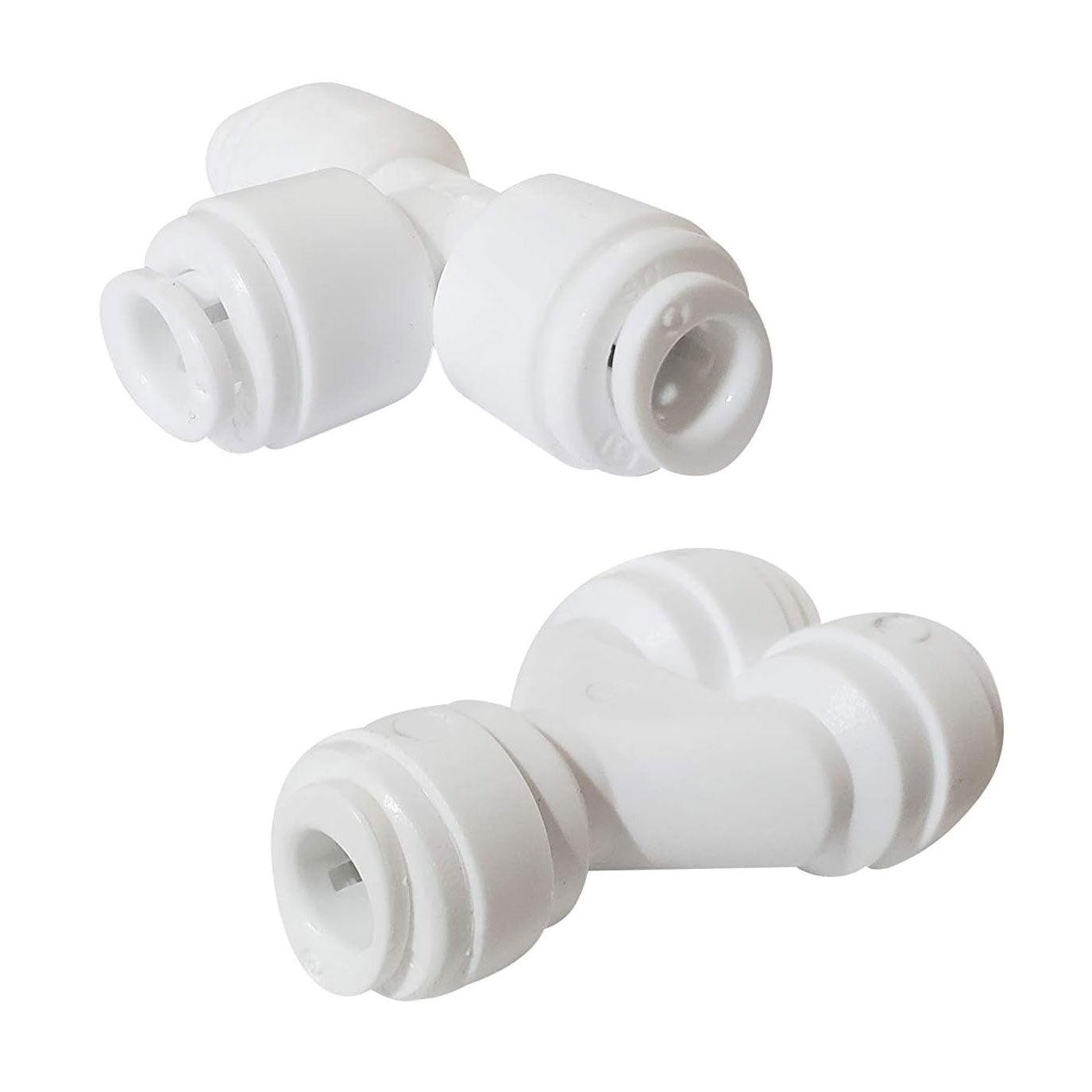 1/4″OD Quick Connect Reverse Osmosis Fittings Variety Pack + 25′ Tubing