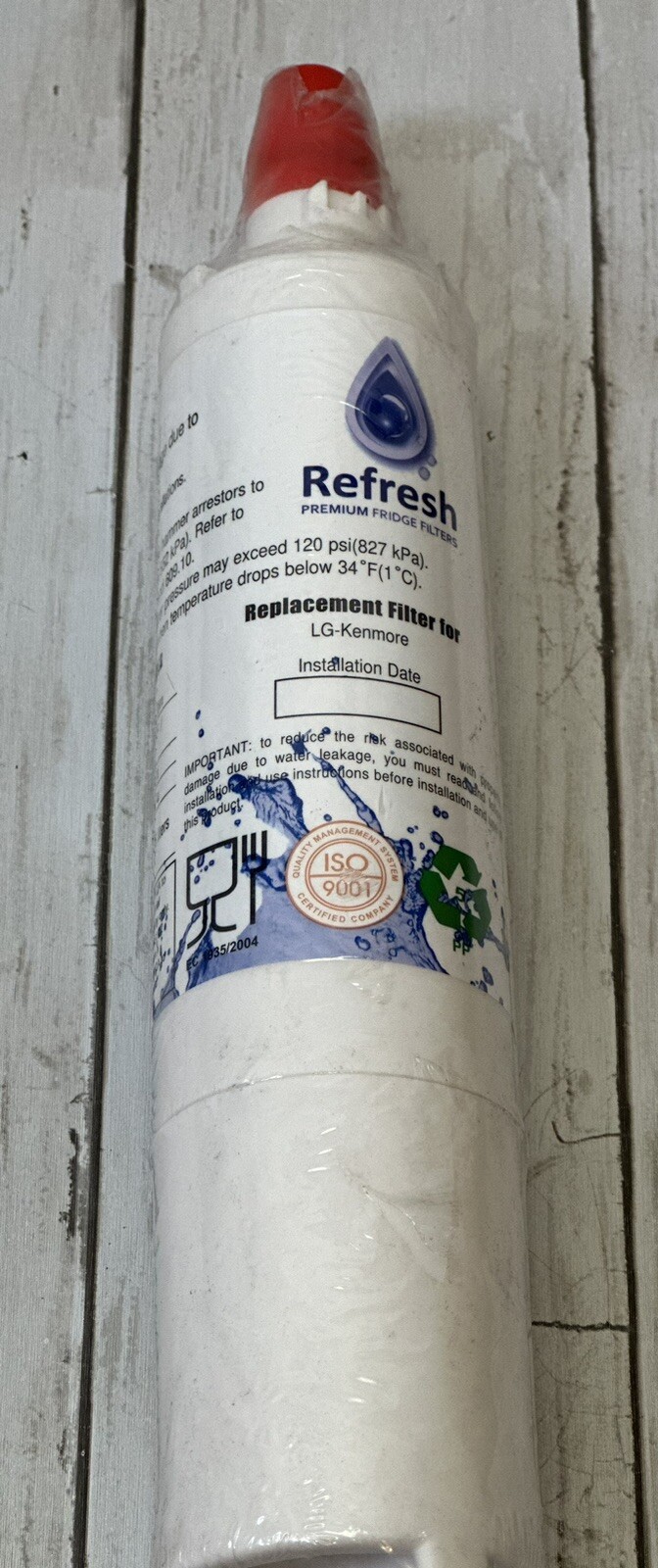 Refresh Refrigerator Water Filter Replacement R-9990 LG Kenmore model-R-9990-S