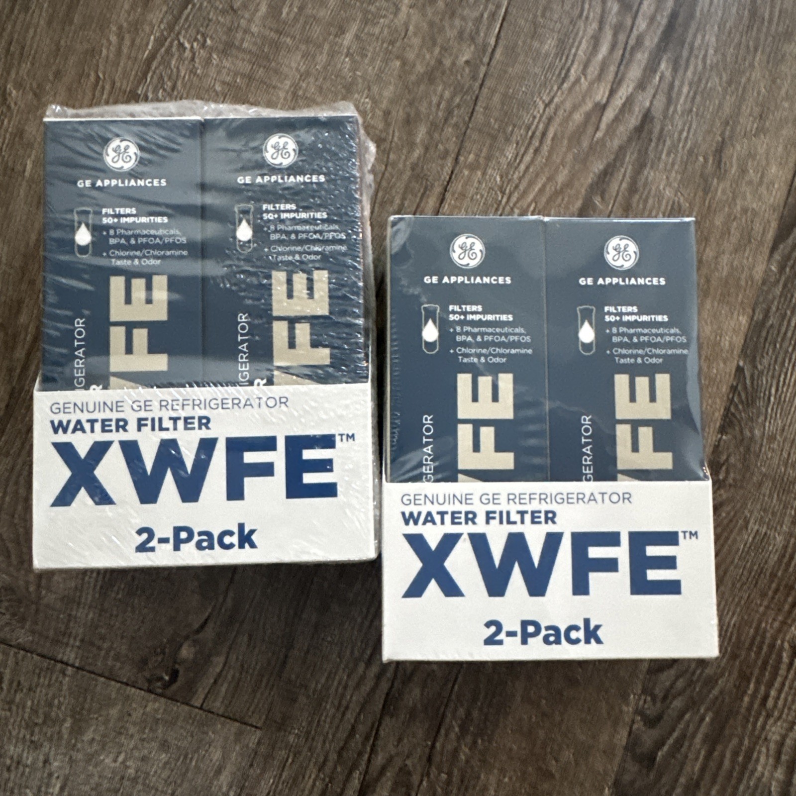 4 Pack NIB Sealed GE Appliances XWFE Refrigerator Water Filter – White