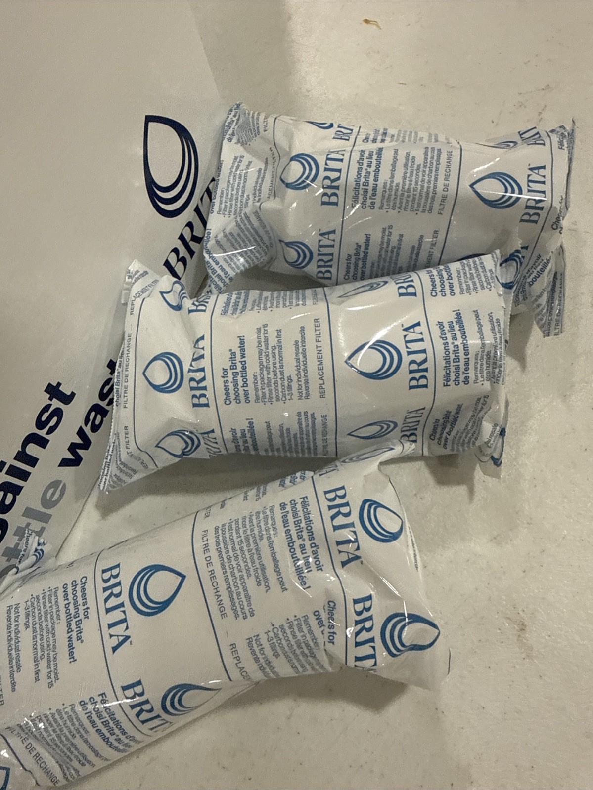 Brita 987554 Pitcher Replacement Filters – 8 Pack- Open Box- See Pictures