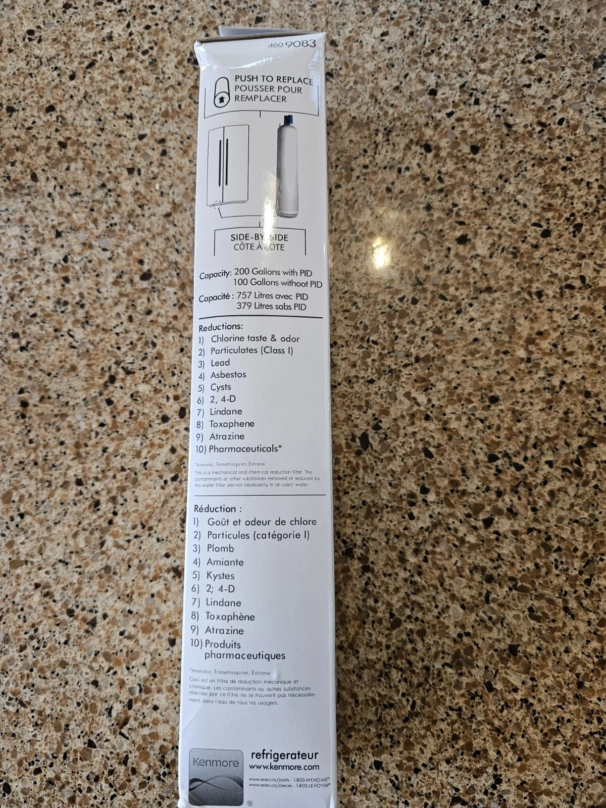 Kenmore 46-9083 9083 9020 Refrigerator Replacement Water Filter Cartridge SEALED