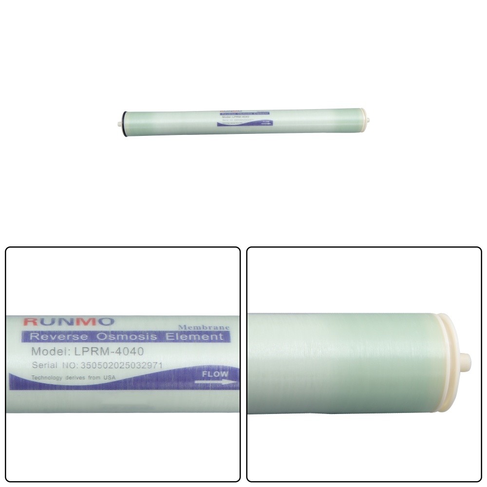 4″ x 40″ BW-4040 / TW30-4040 2400 GPD Brackish Water RO Membrane For Car Wash