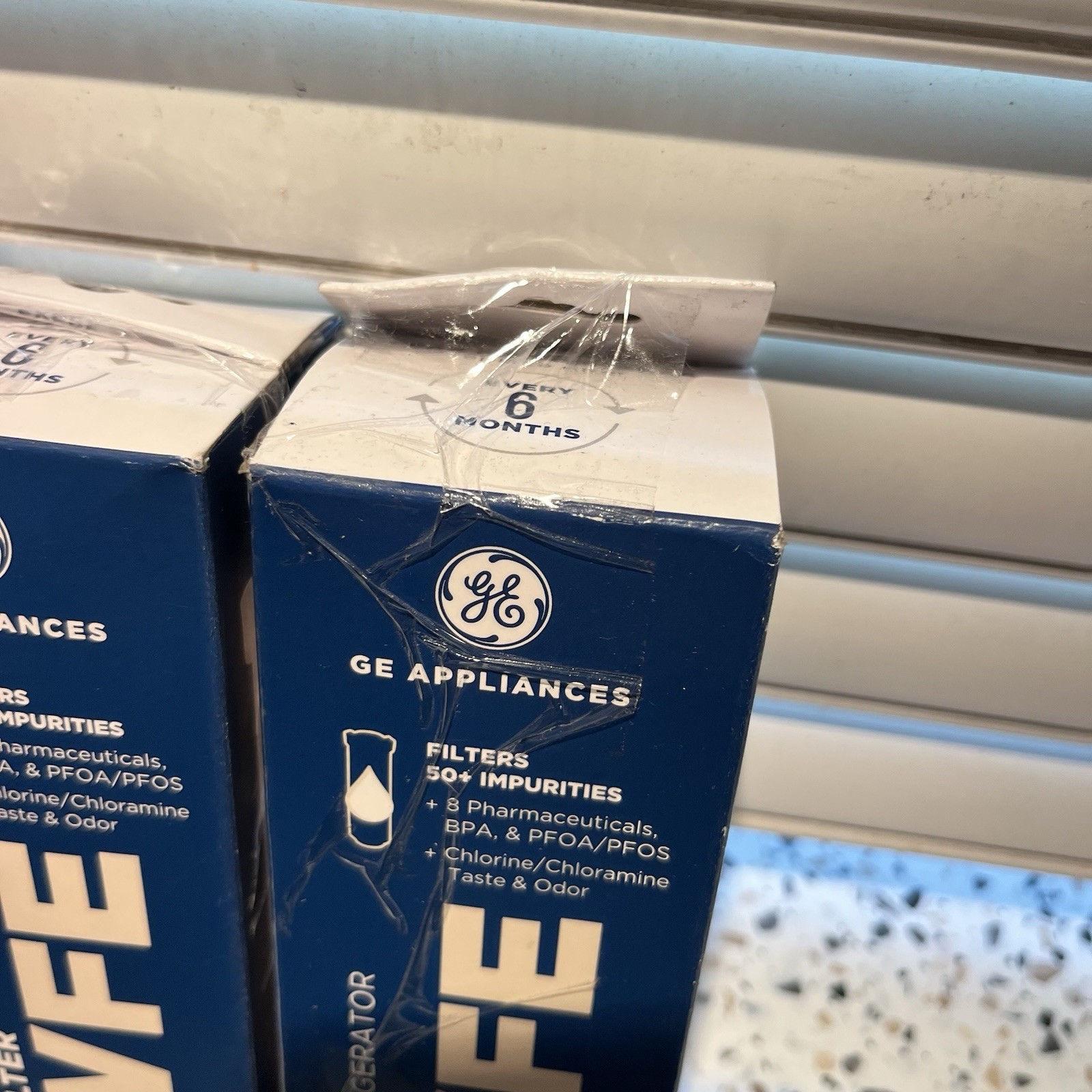 GE XWFE Genuine Refrigerator Water Filter LOT Of 2 Boxes NO Chip PLEASE READ