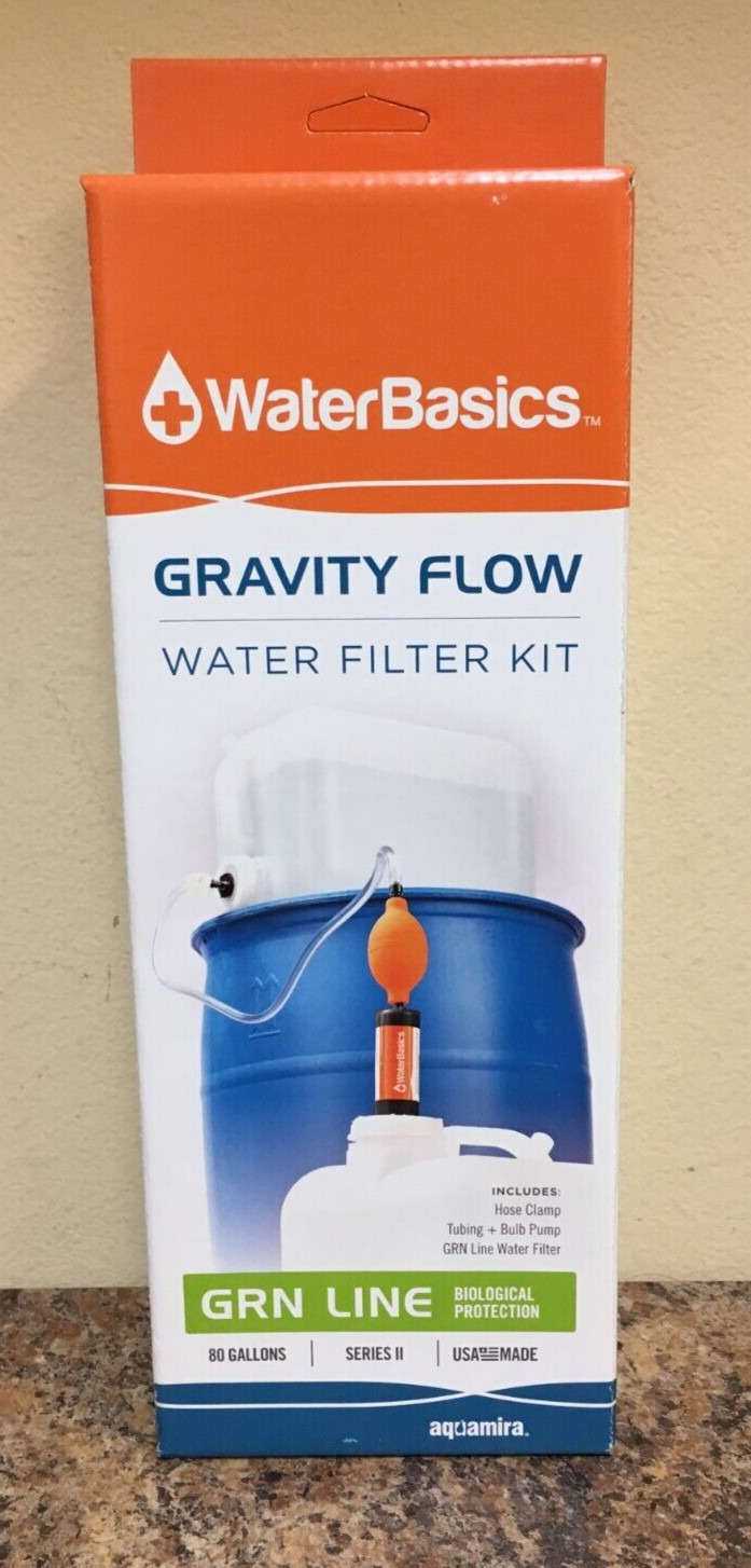 Aquamira WaterBasics 67251 Gravity Flow Filter Kit