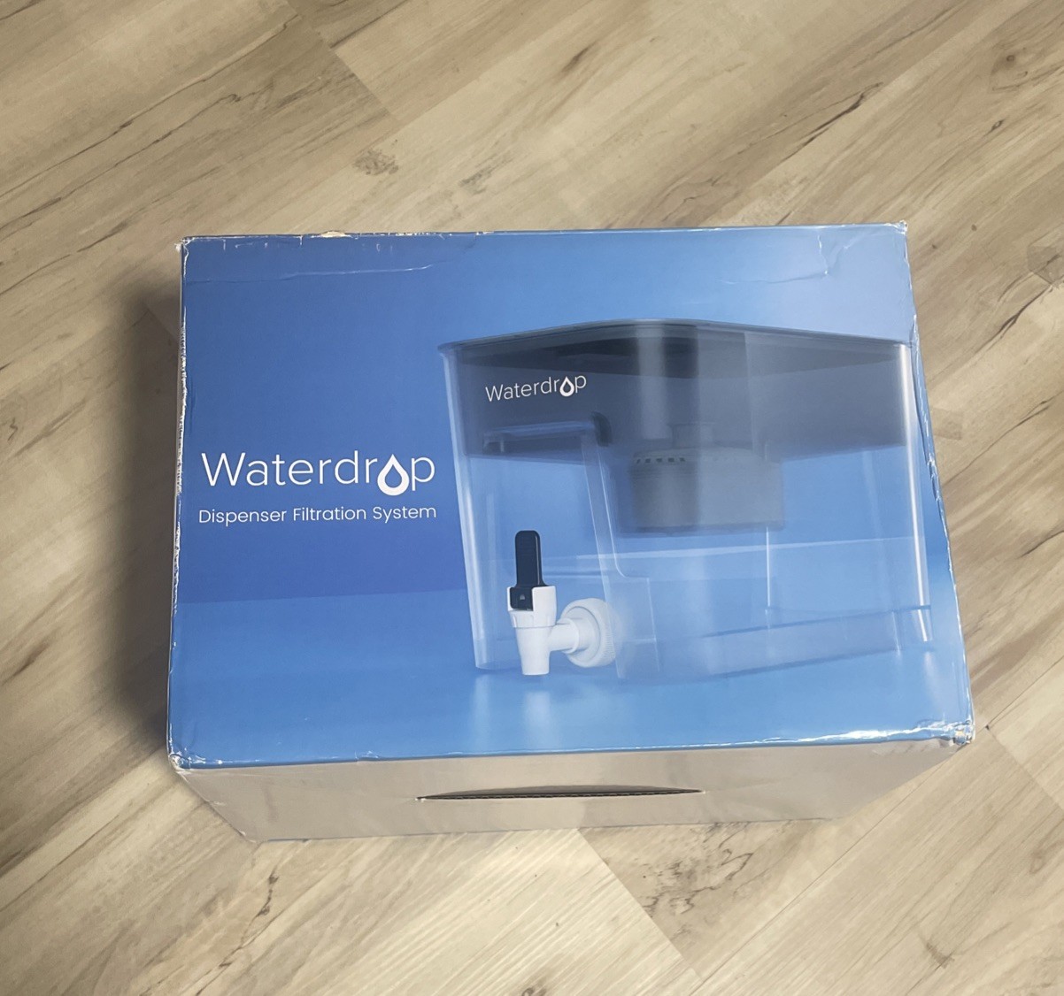 Waterdrop 20-Cup Water Filter Dispenser with 1 Filter, Long-Lasting 200 gallons