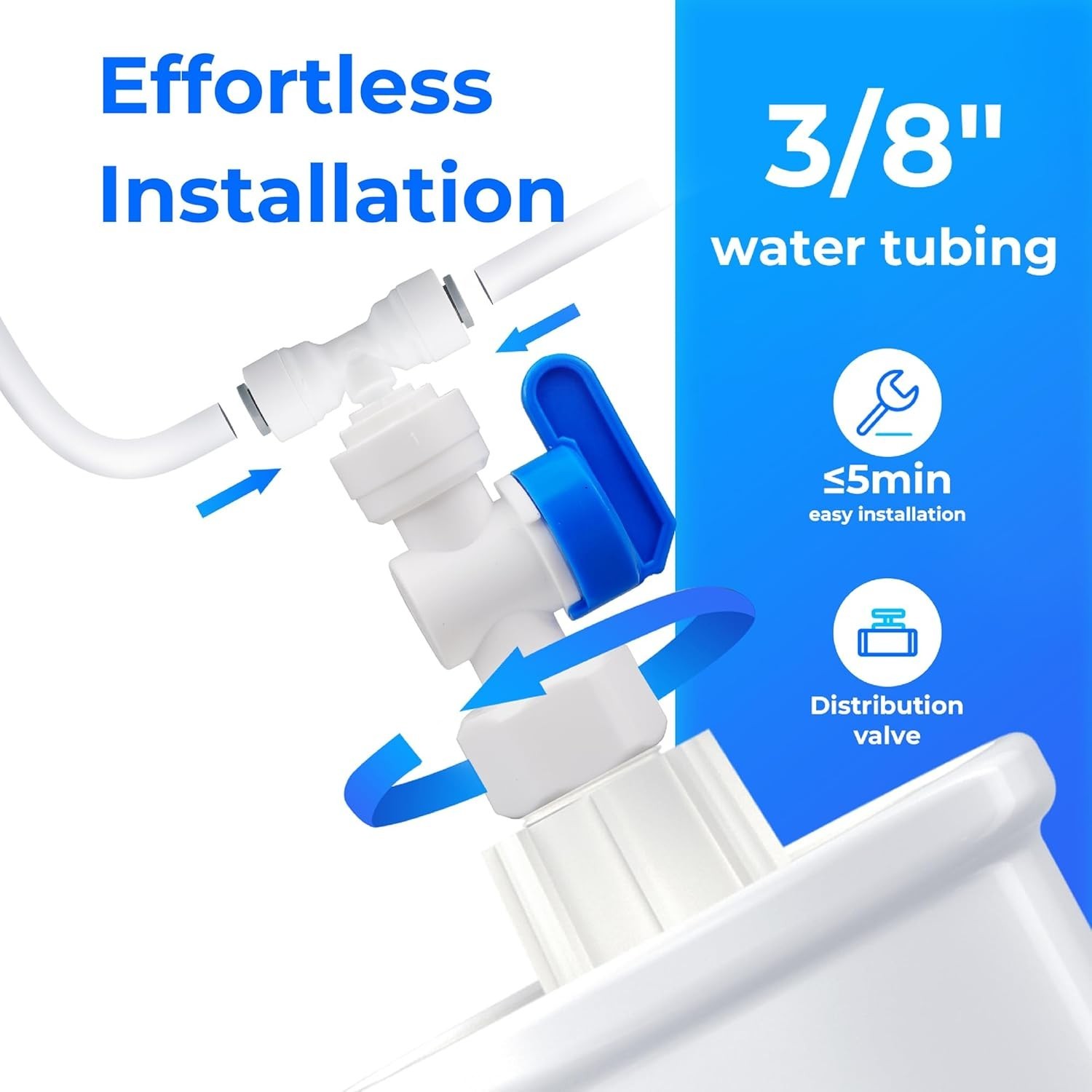 Waterdrop WD-XT RO Pressure Tank for All WD-X-series Reverse Osmosis System