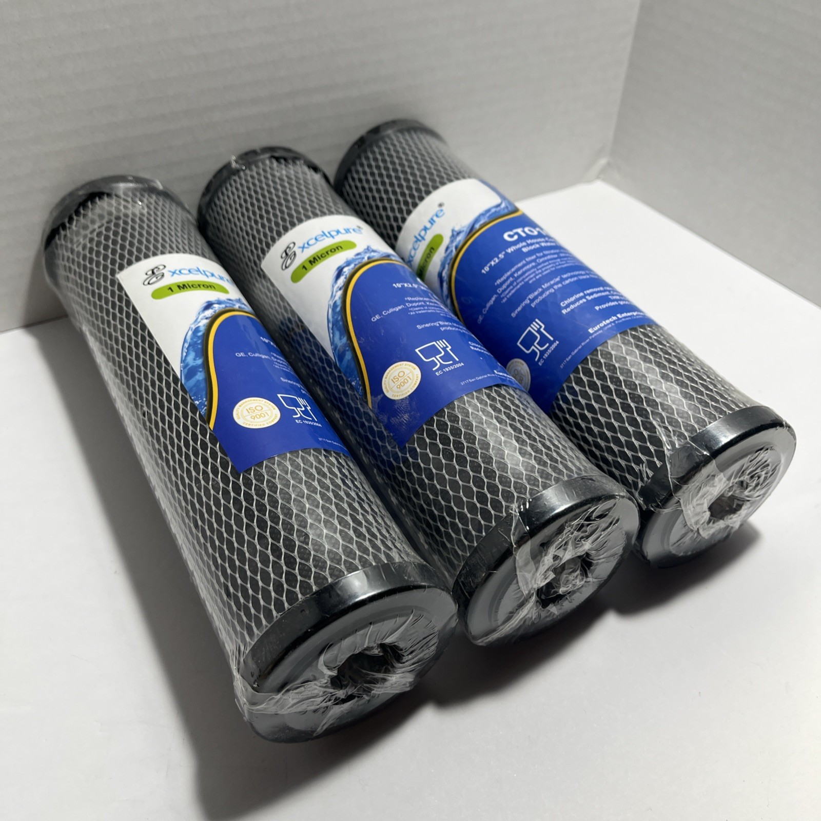 Excelpure CT010 Sintering Activated Carbon Block Water Filter 10″ x 2.5″ house