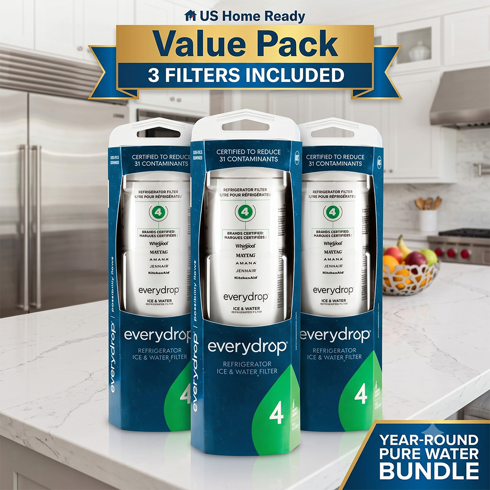 ED²R4RX²D1 Refrigerator Ice Water Filter Cartridge 3/6 Pack Replacement