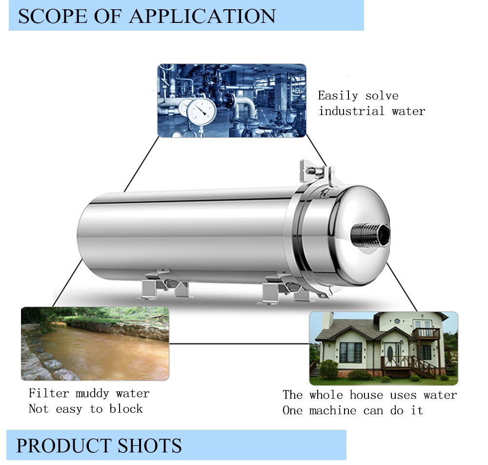 Brand New 3500L/h Stainless Steel Ultrafiltration Membrane Filter Water Purifier