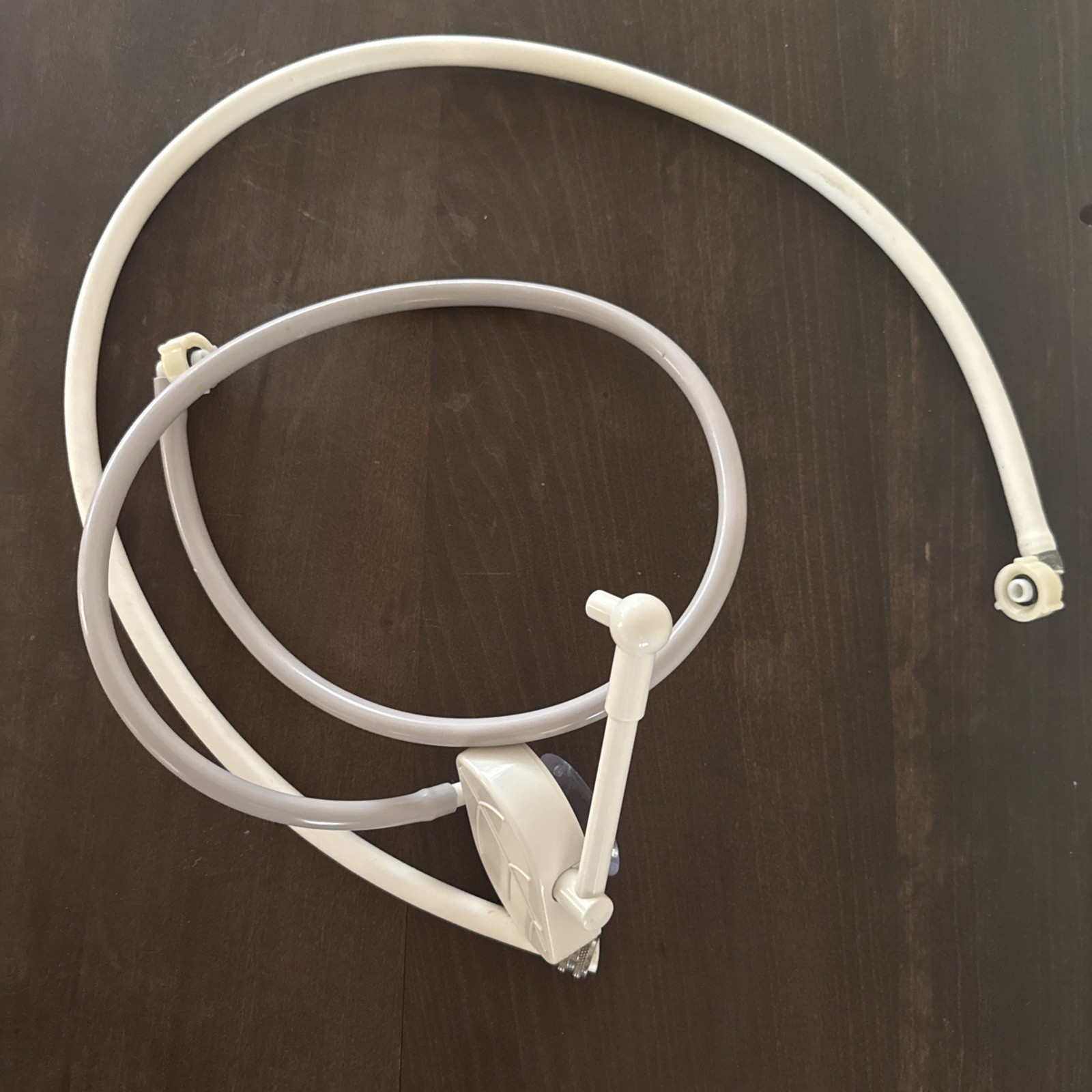 White & Gray Hose With Elbows And Secondary Hose Stand For Enagic Kangen Machine