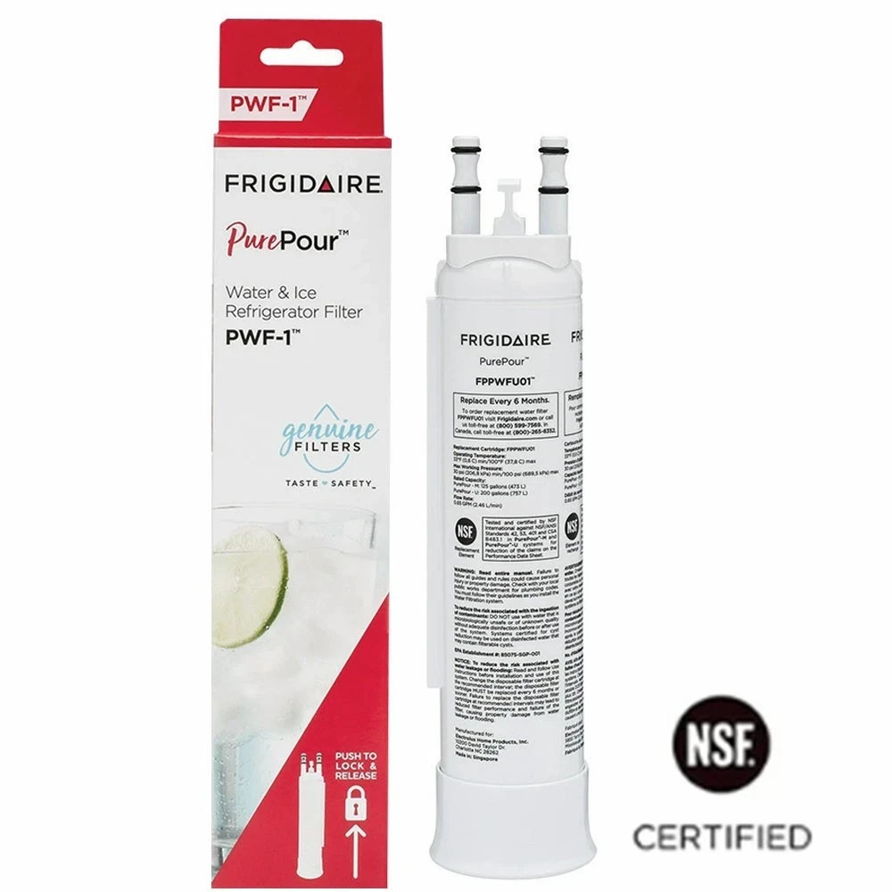 Frigidaire PWF-1 FPPWFU01 Water Filter & PureAir AF-2 FRGPAAF2 Air Filter