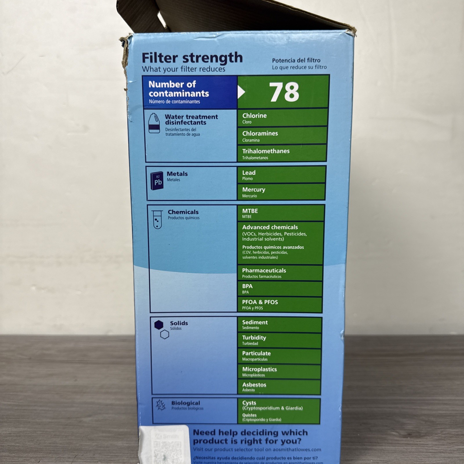 AO Smith Under Sink 2-Stage Water Filter with Faucet (New & UNUSED in Open Box)