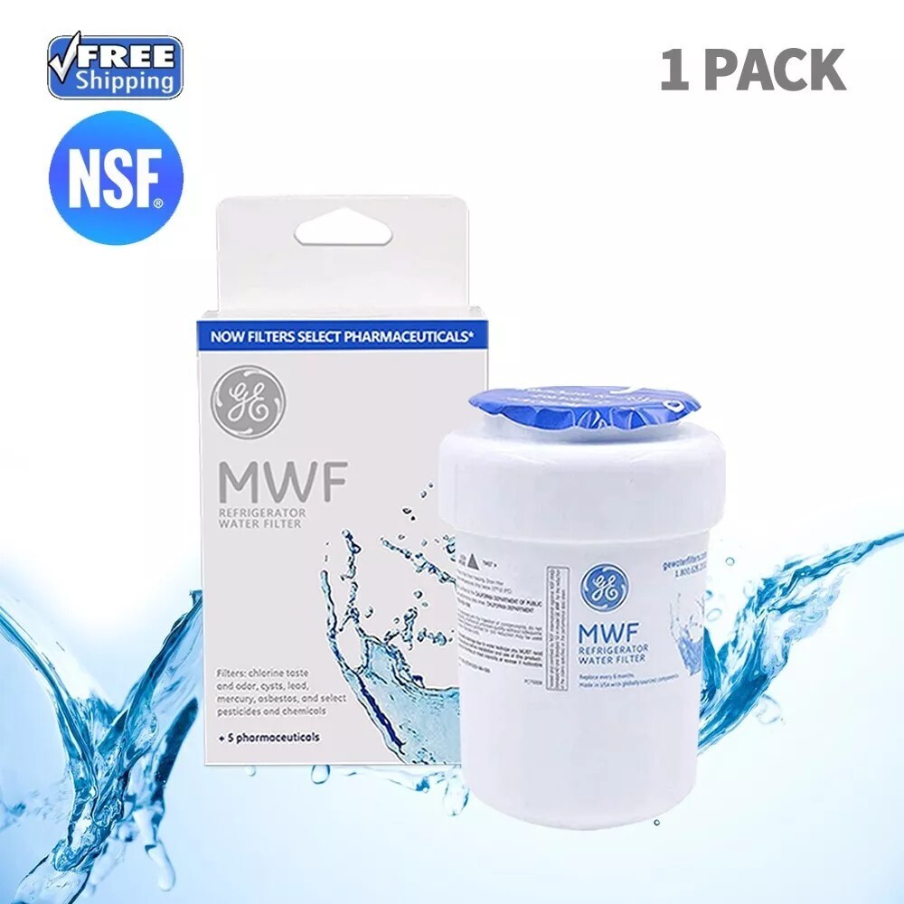 1 PACK Genuine New GE MWF MWFP GWF 46-9991 Smartwater Fridge Water Filter,US