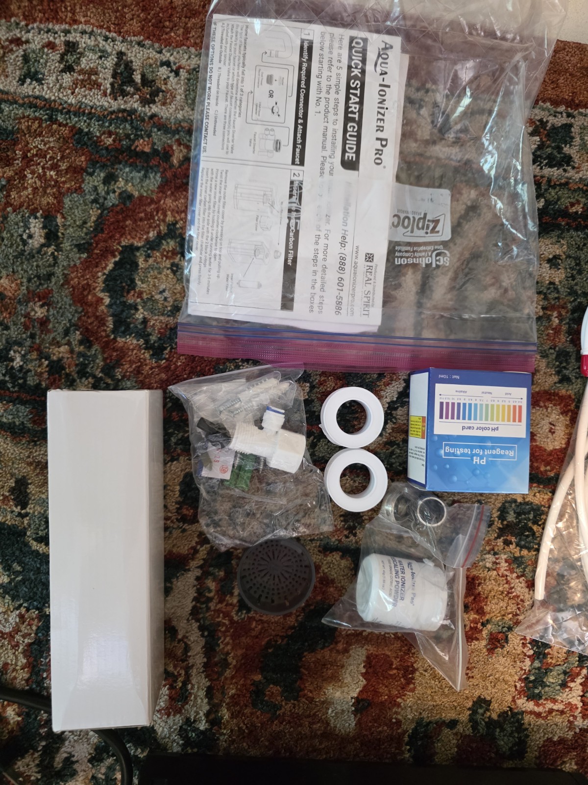Aqua Ionizer Deluxe 9.5 with Adapter Faucet