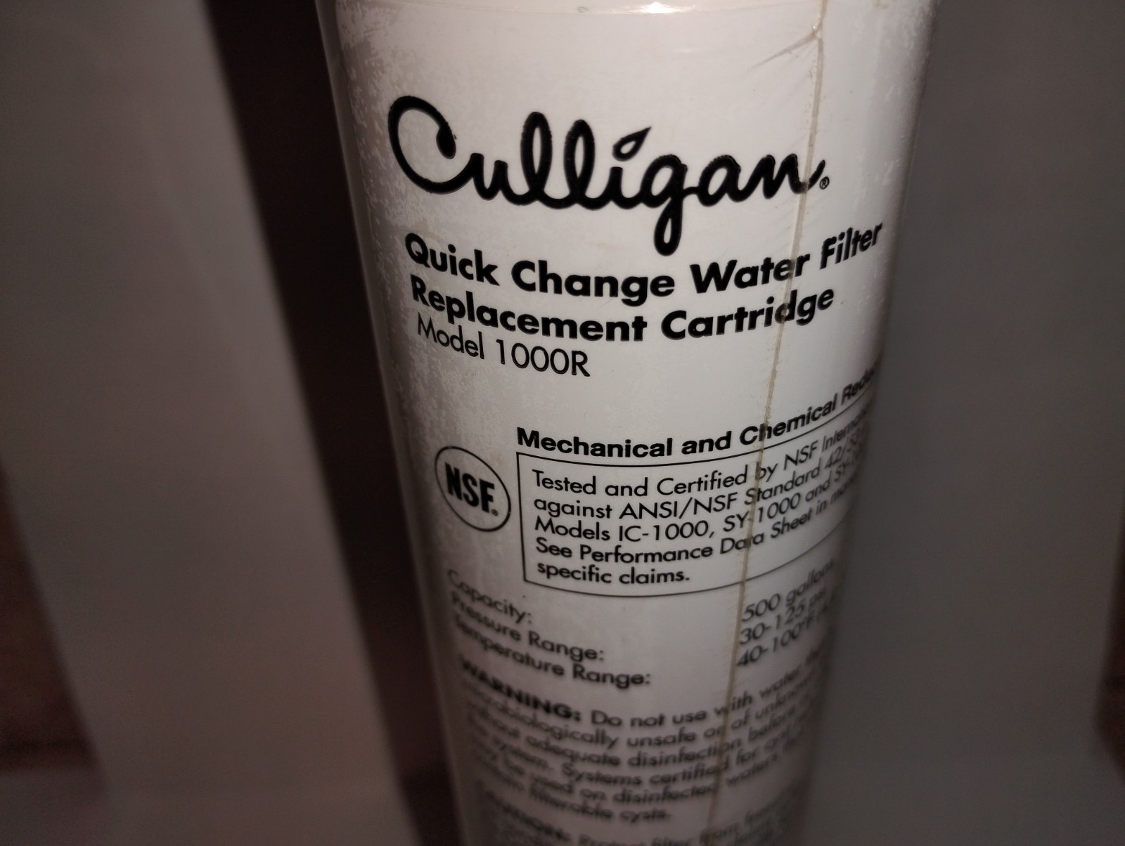 Culligan IC-1000R-D Water Filter