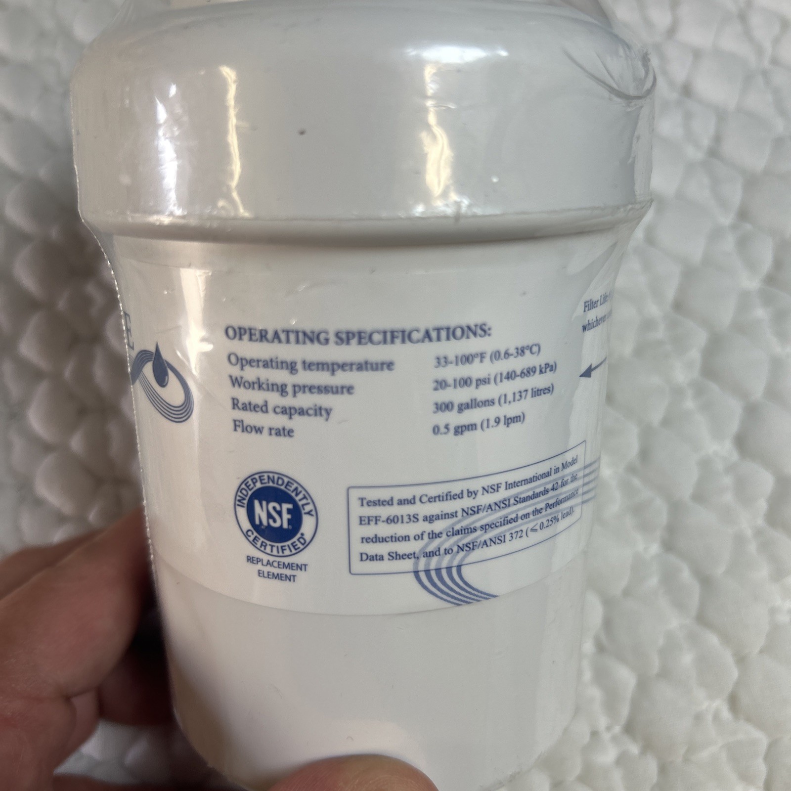 MaxBlue MB-MWF 1 Pack Refrigerator Water Filter. New and Sealed.