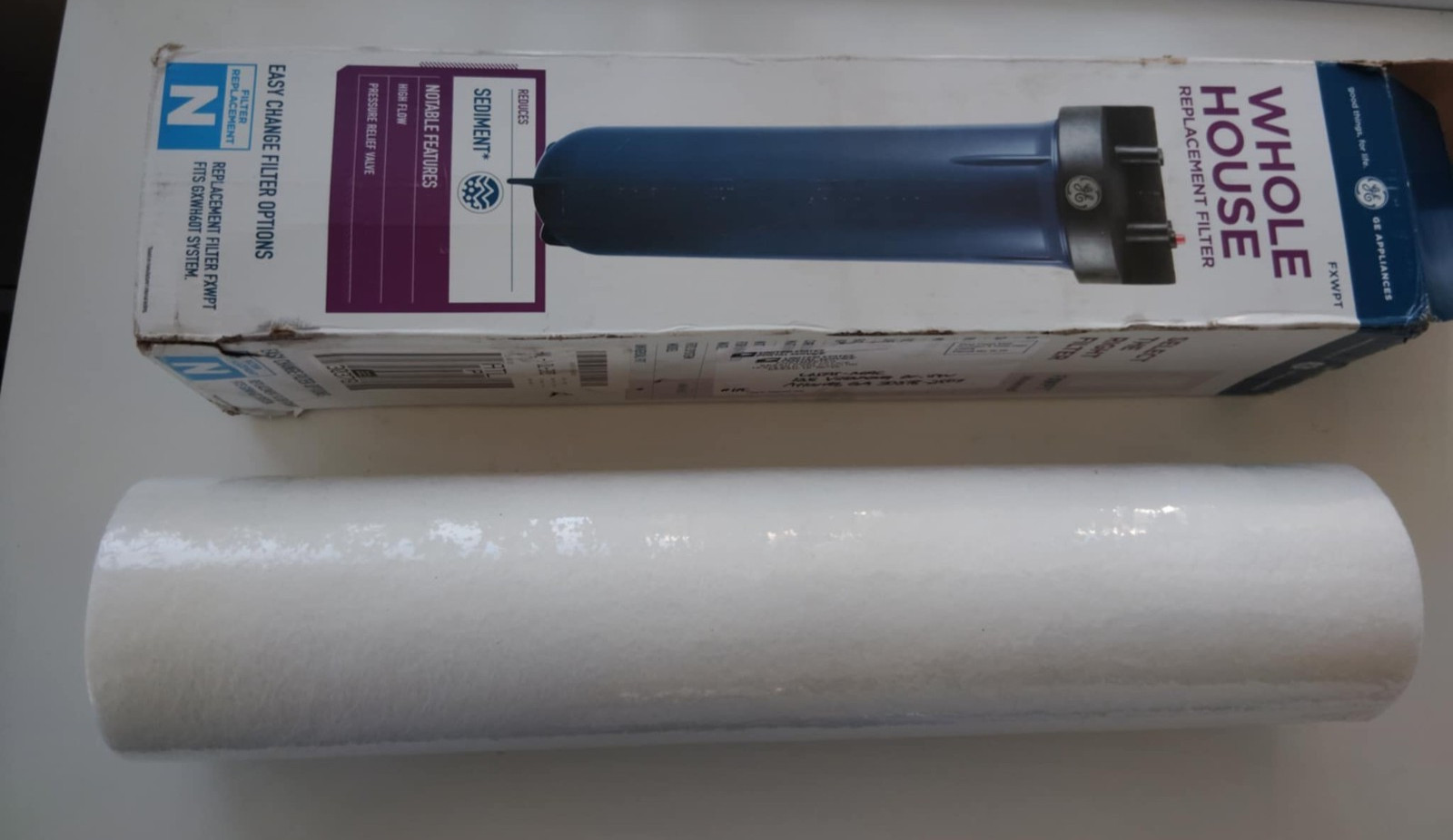 GE Appliances Whole House Replacement Filter FXWPT Fits GXWH60T System