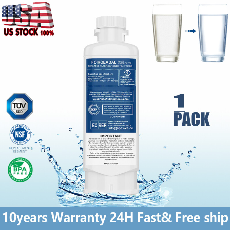 For Samsung DA97-17376B HAF-QIN/EXP REFRIGERATOR DA97-08006C Water Filter