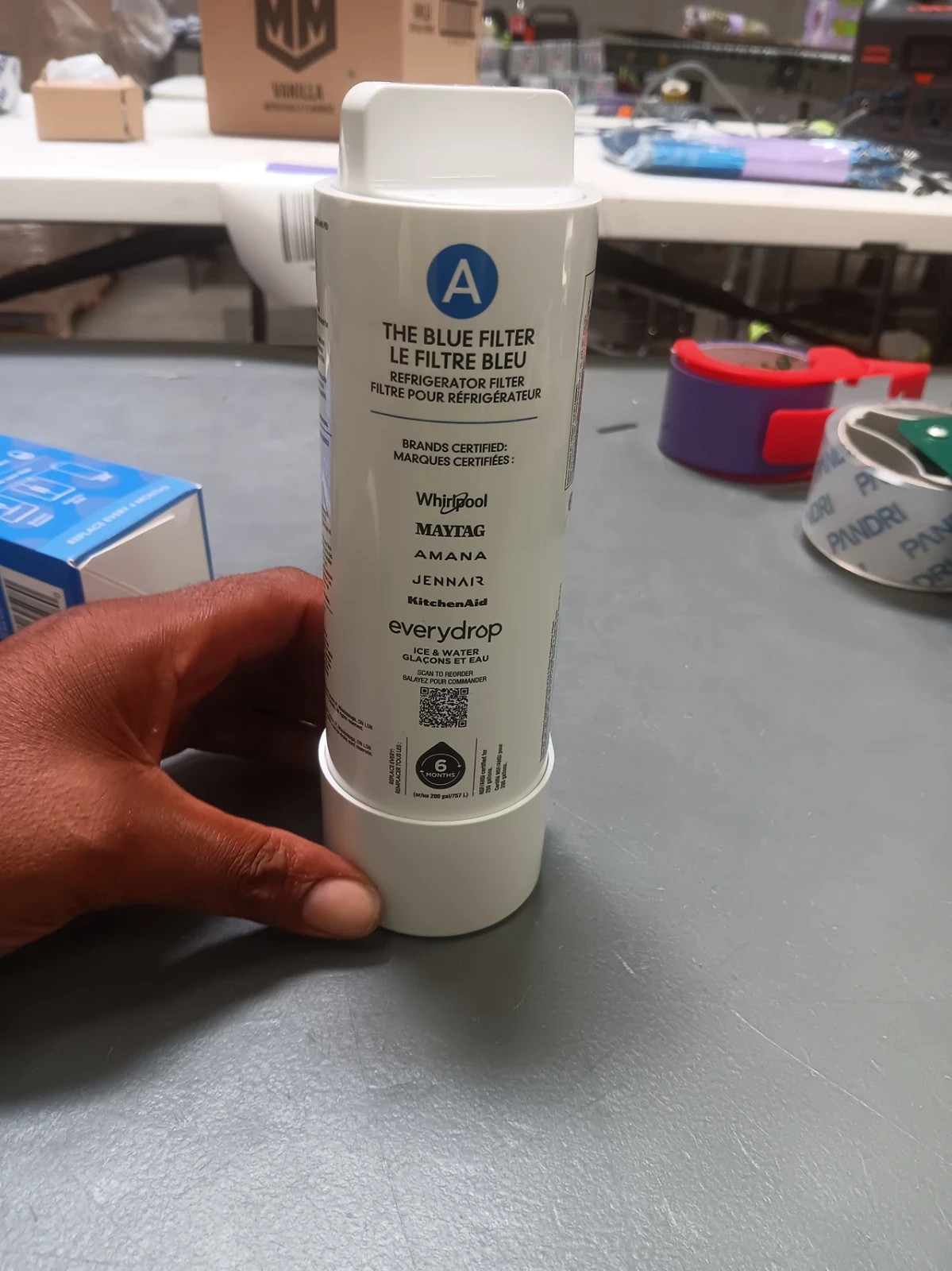 EveryDrop by Whirlpool EDRARXD1 Refrigerator Water Filter A -Damaged Box