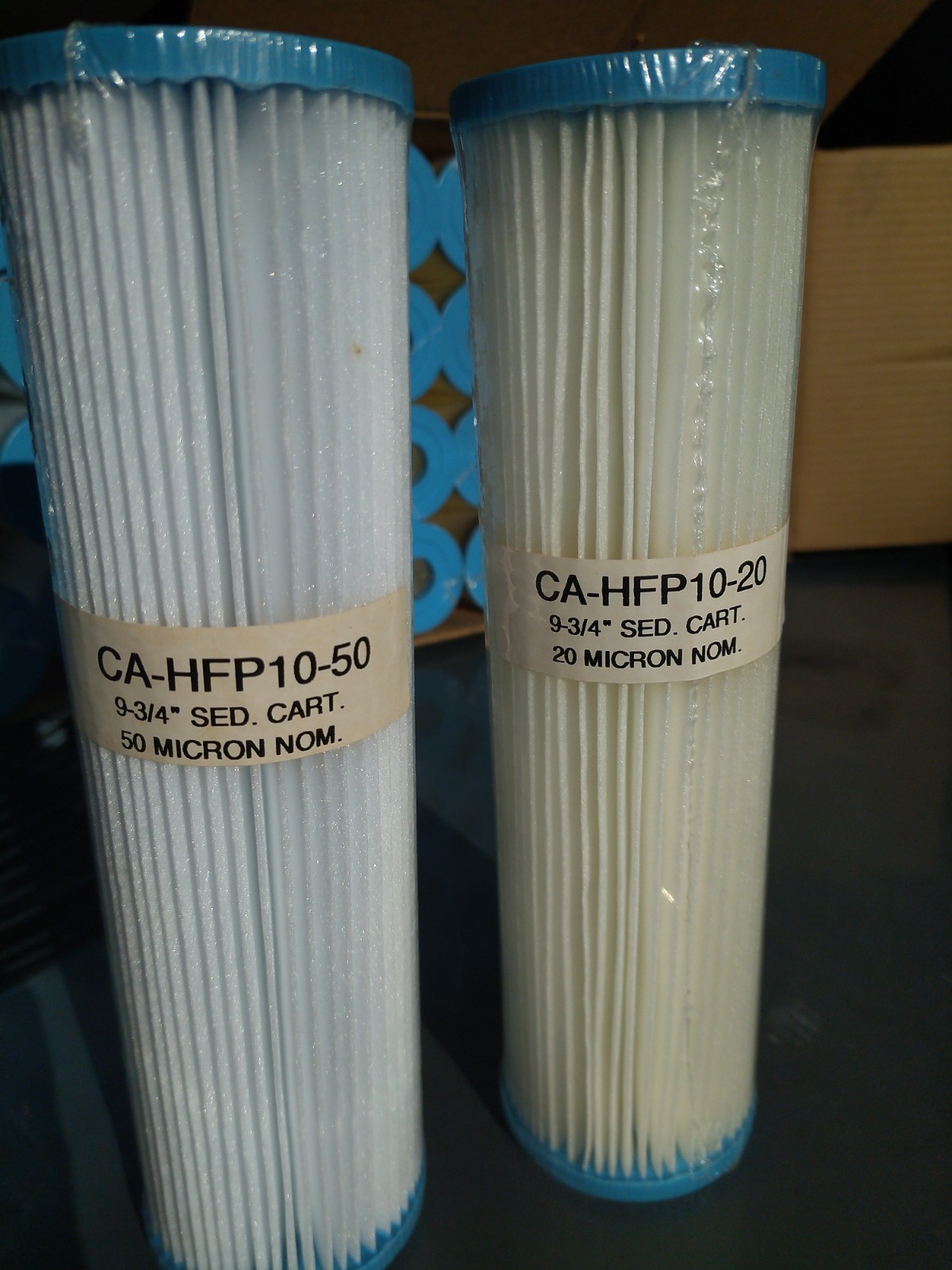 10″x2.5″ Whole House System Pleated Sediment Water Filter . 50 Micron
