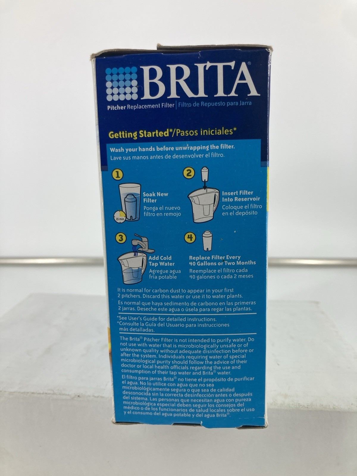 BRITA NEW SEALED Replacement Pitcher Filters 3 Pack. Model #OB03