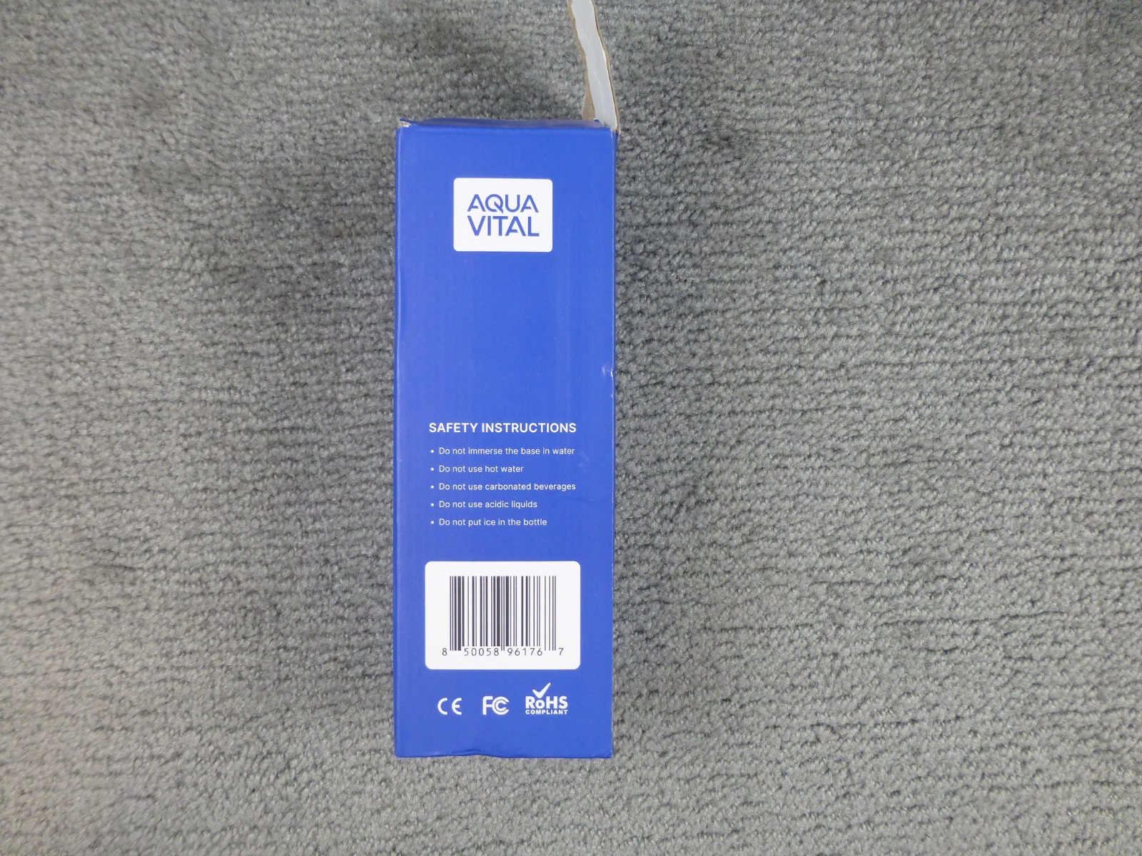 Aqua Vital Hydrogen Water Bottle 2025 Generator 16 oz/470 ml Open Box