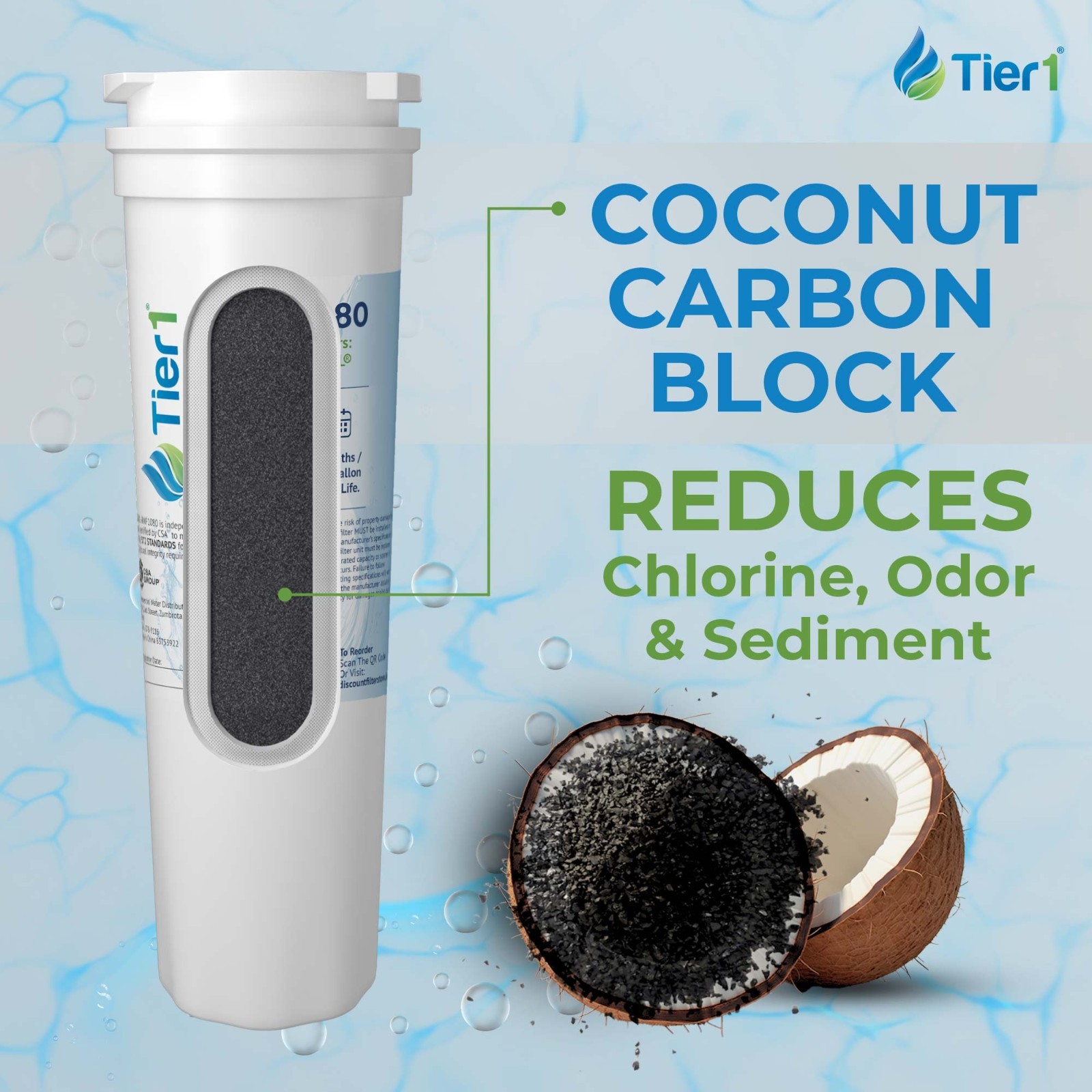 Fits Fisher & Paykel 836848 Comparable Refrigerator Water Filter by Tier1 2