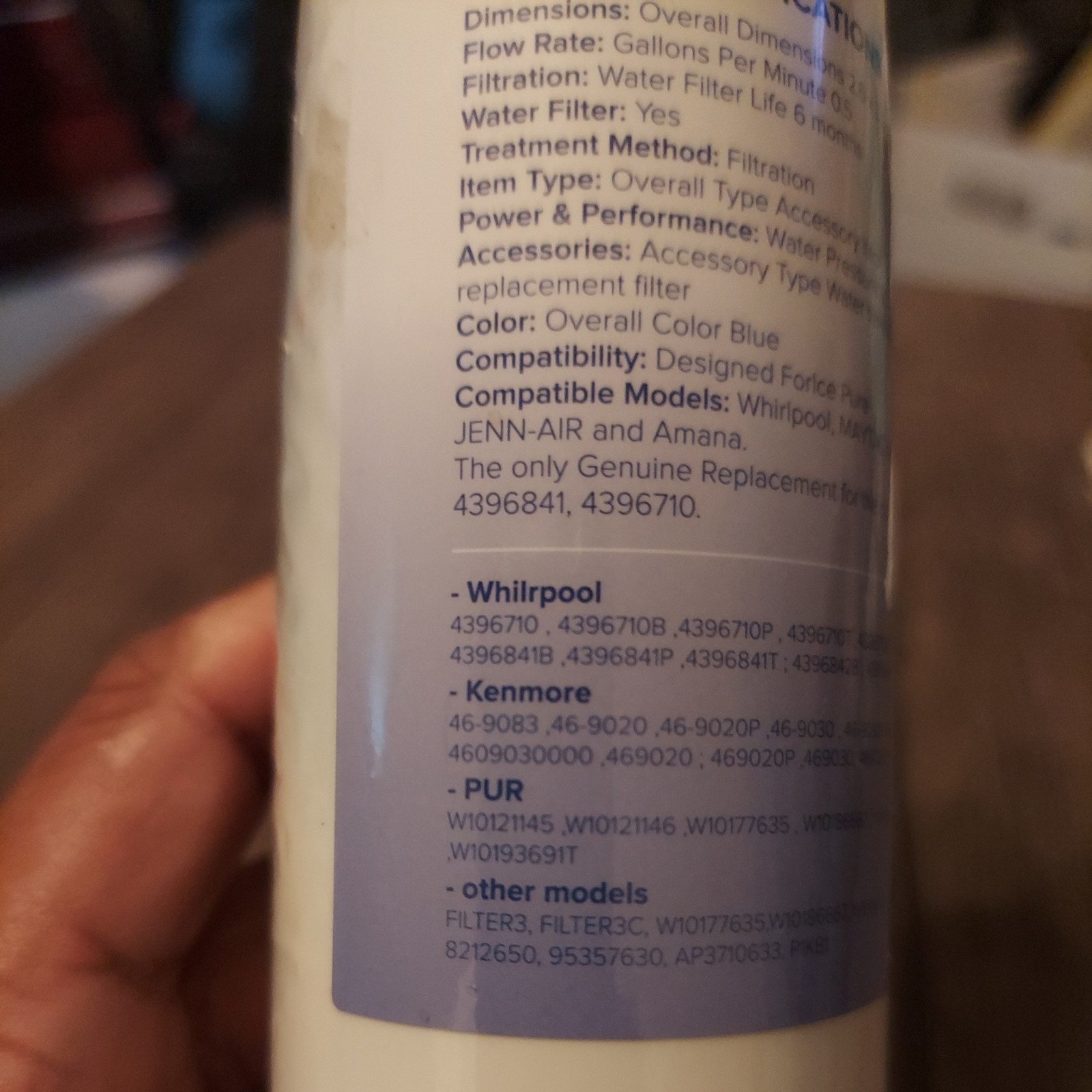 Kenmore Replacement Refrigerator Water Filter 9083 469083 9020 9030 Filter 3