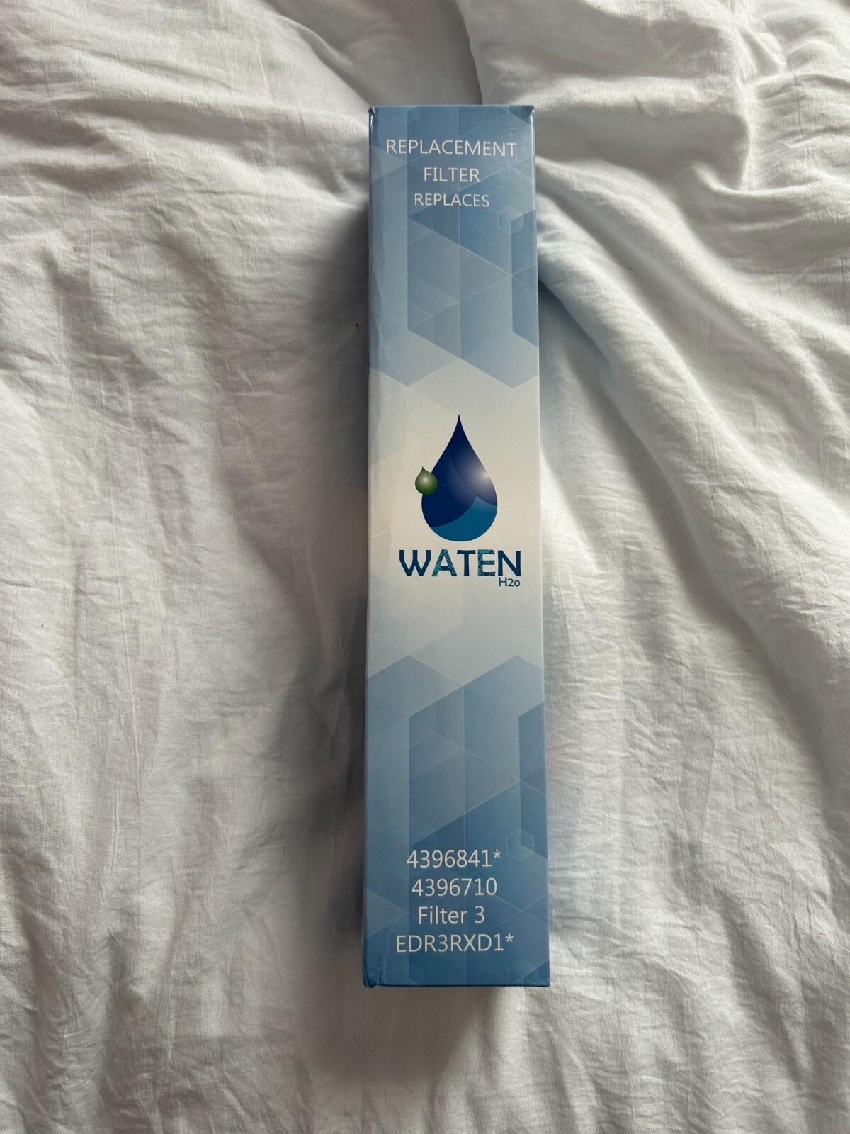 Waten H2O Refrigerator water filter Part # edr3rxxd1 Whirlpool, Maytag
