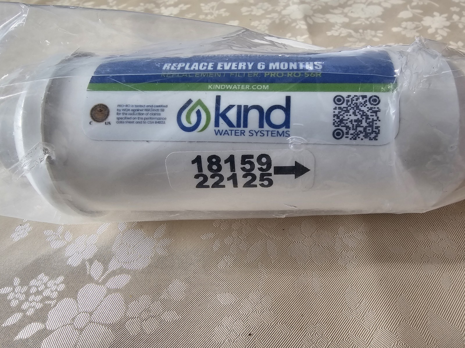 Kind Water Systems 6-Stage Reverse Osmosis Water System Filter 5&6 PRORO56R