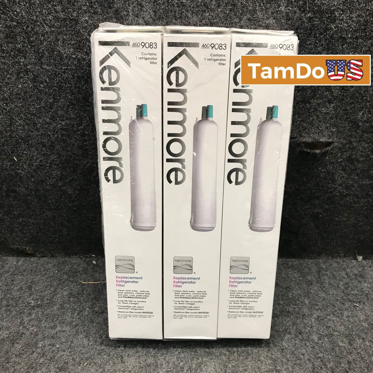 Kenmore 9083 Refrigerator Water Filter – 3 Pack – Genuine OEM Replacement