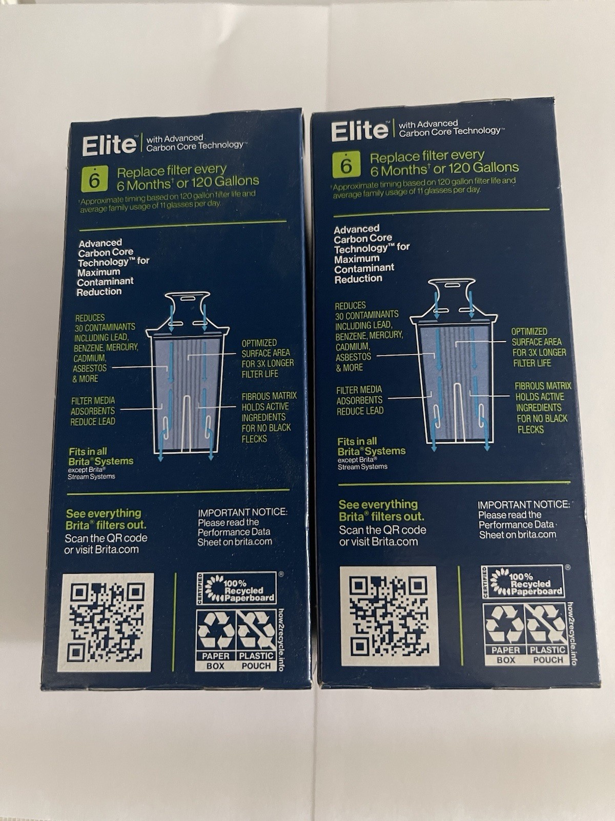 Brita Elite Longlast Replacement Filter for Pitchers & Dispensers 2 Filters